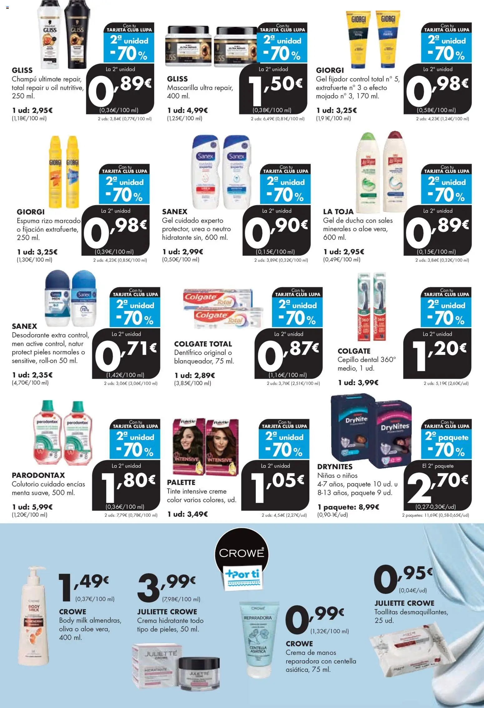 Lupa Supermercados folleto Folleto in España