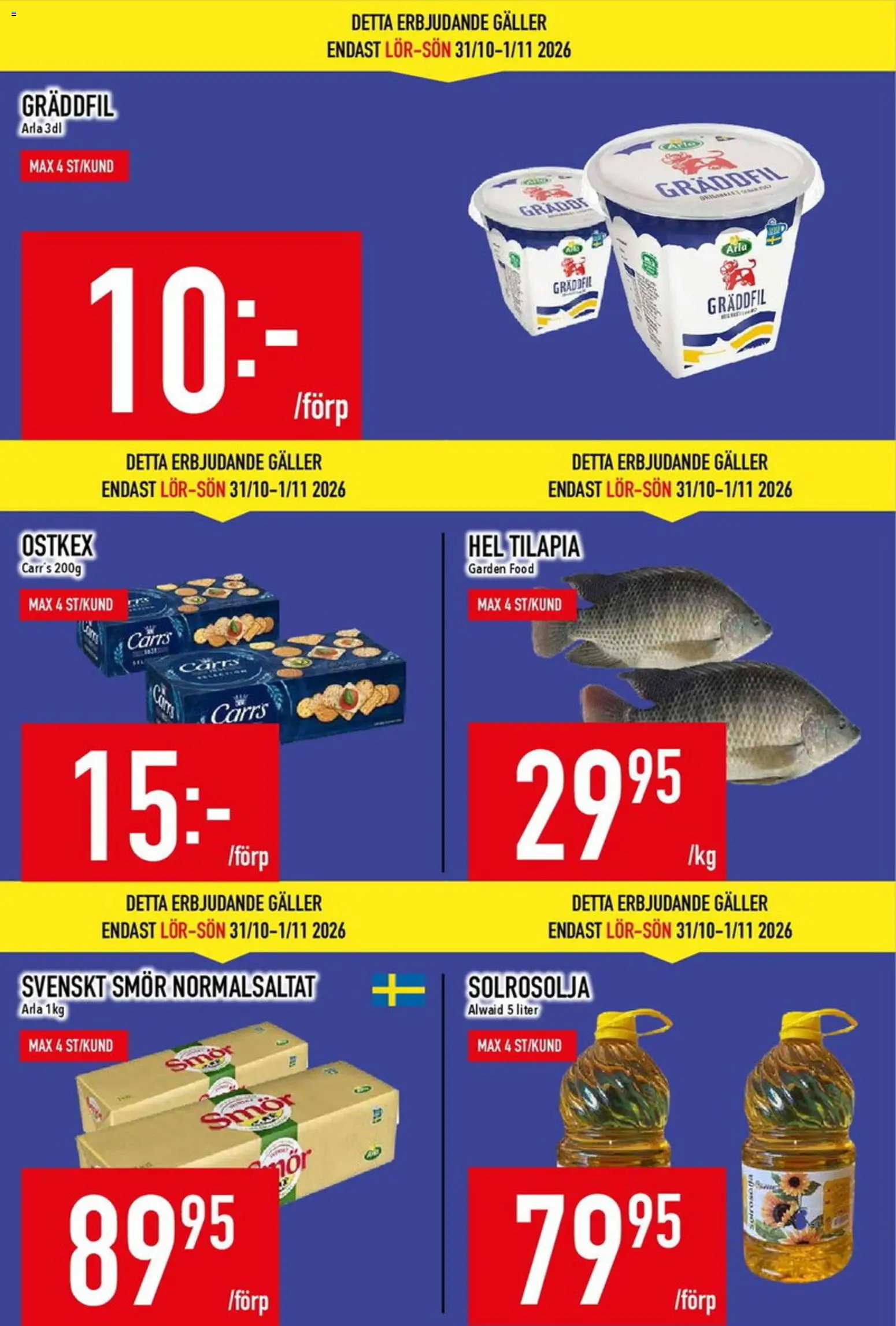 Matdax erbjudanden Reklamblad in Sverige