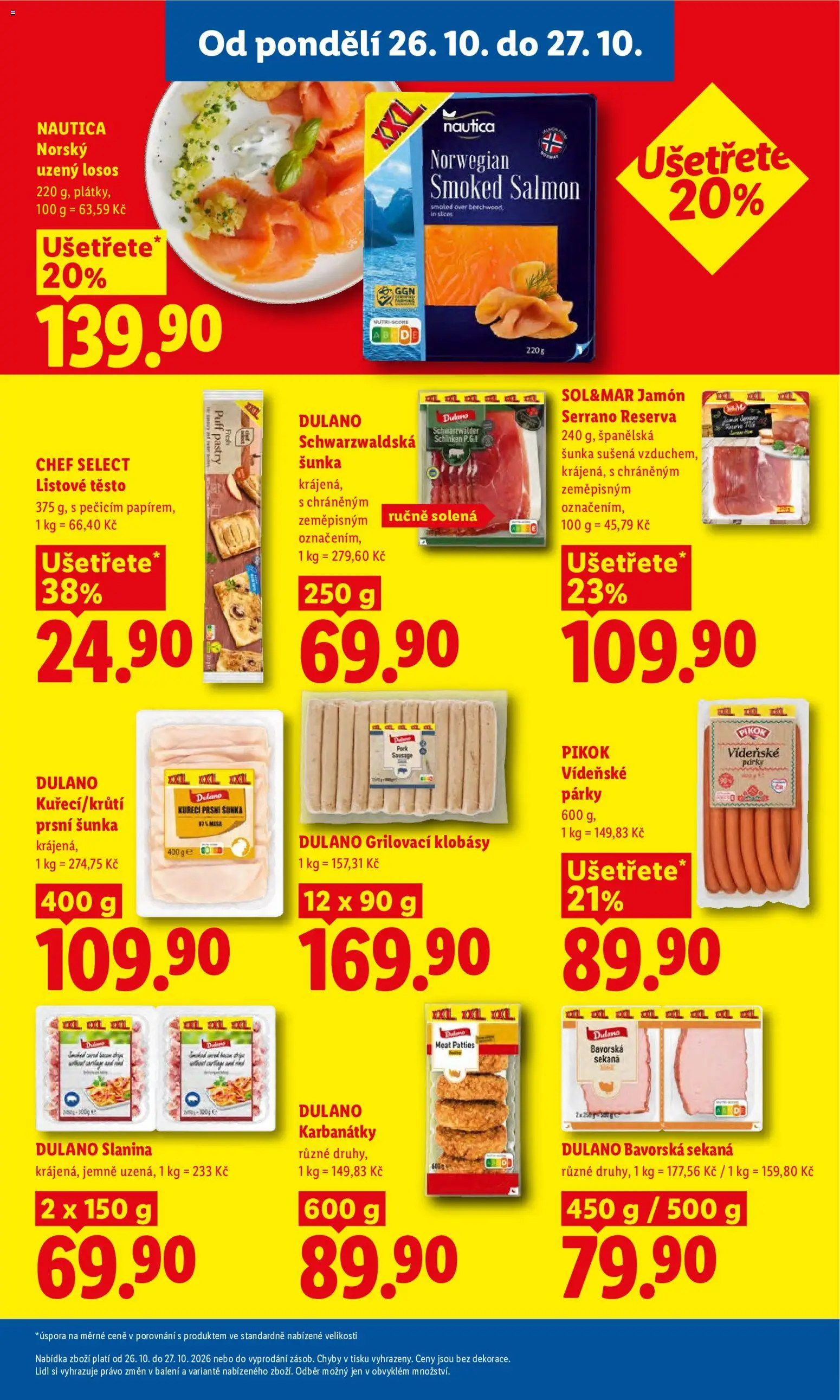 Lidl leták Leták in Česko