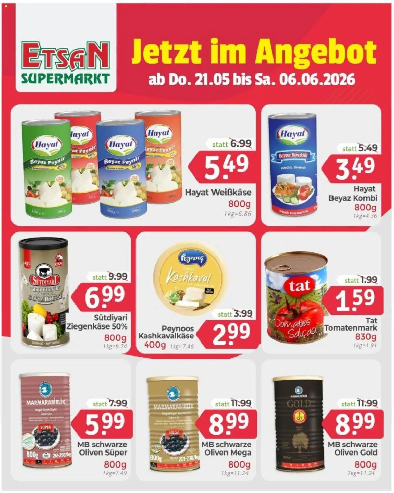 Die besten Angebote | ETSAN - Hayat Tee in Aktion ab 01.01.2026 | - Jetzt stöbern! | Österreich