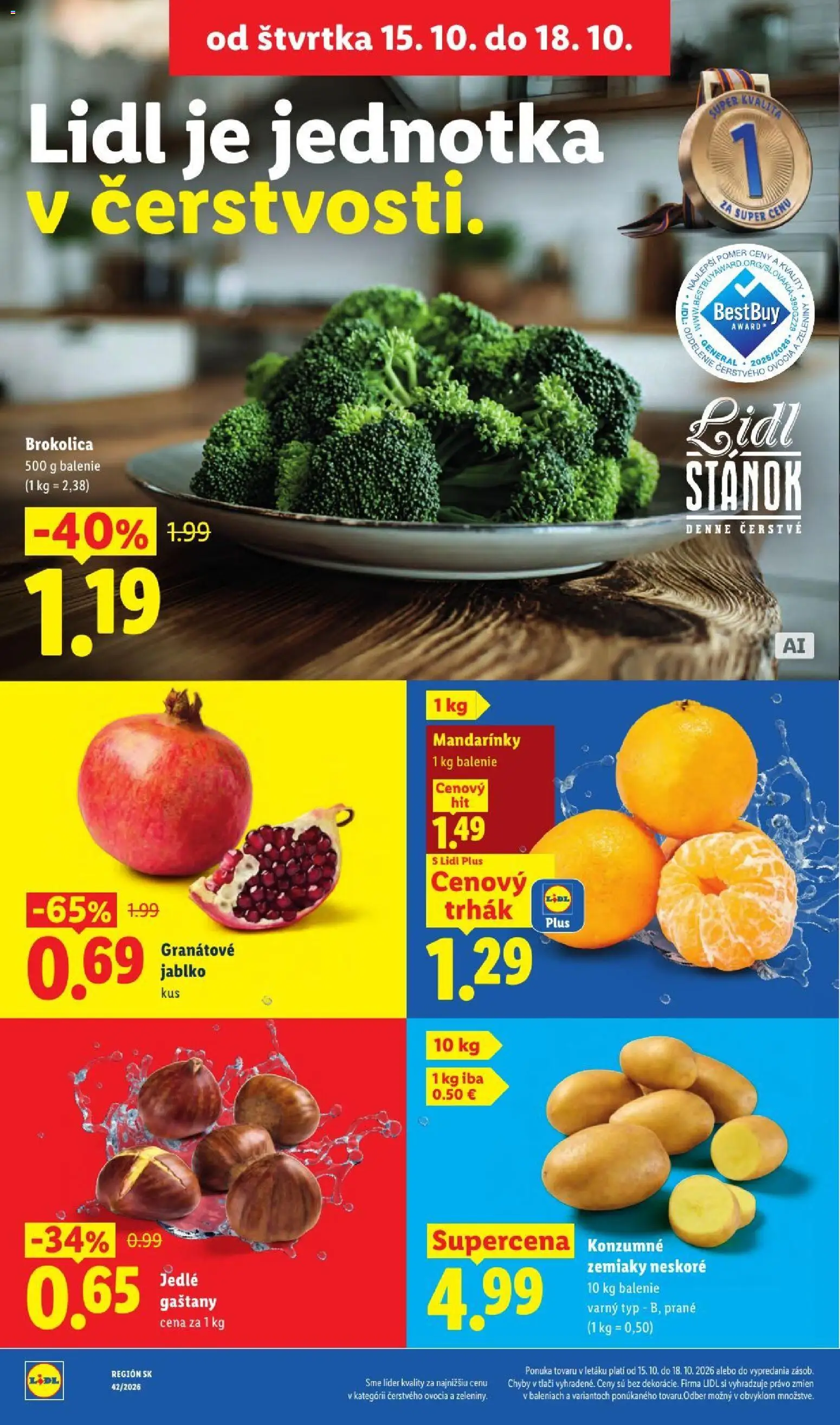 Lidl leták Leták in Slovensko