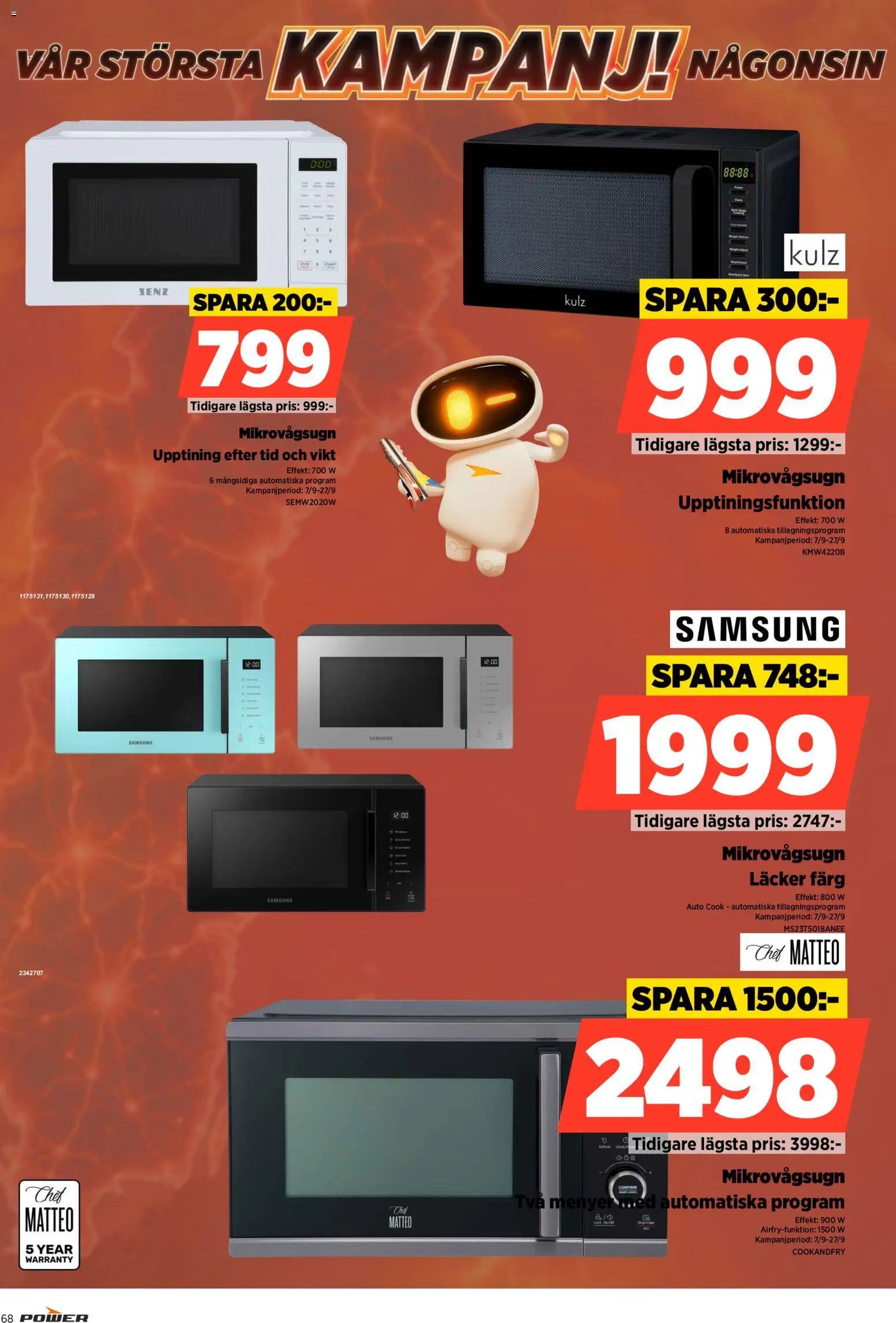 Power erbjudanden Reklamblad in Sverige