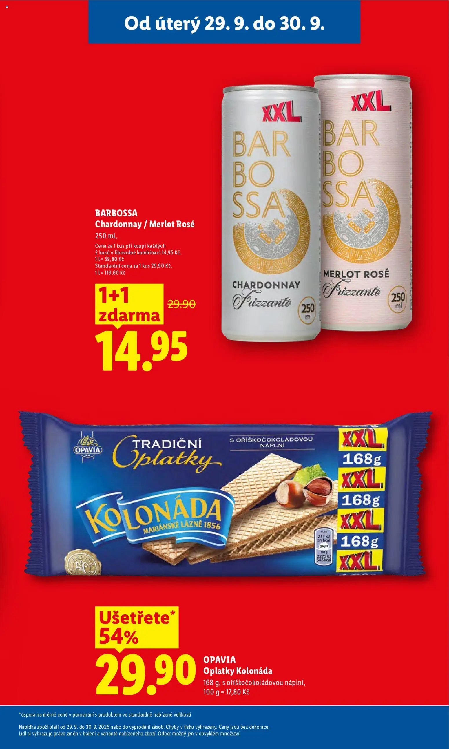 Lidl leták Leták in Česko