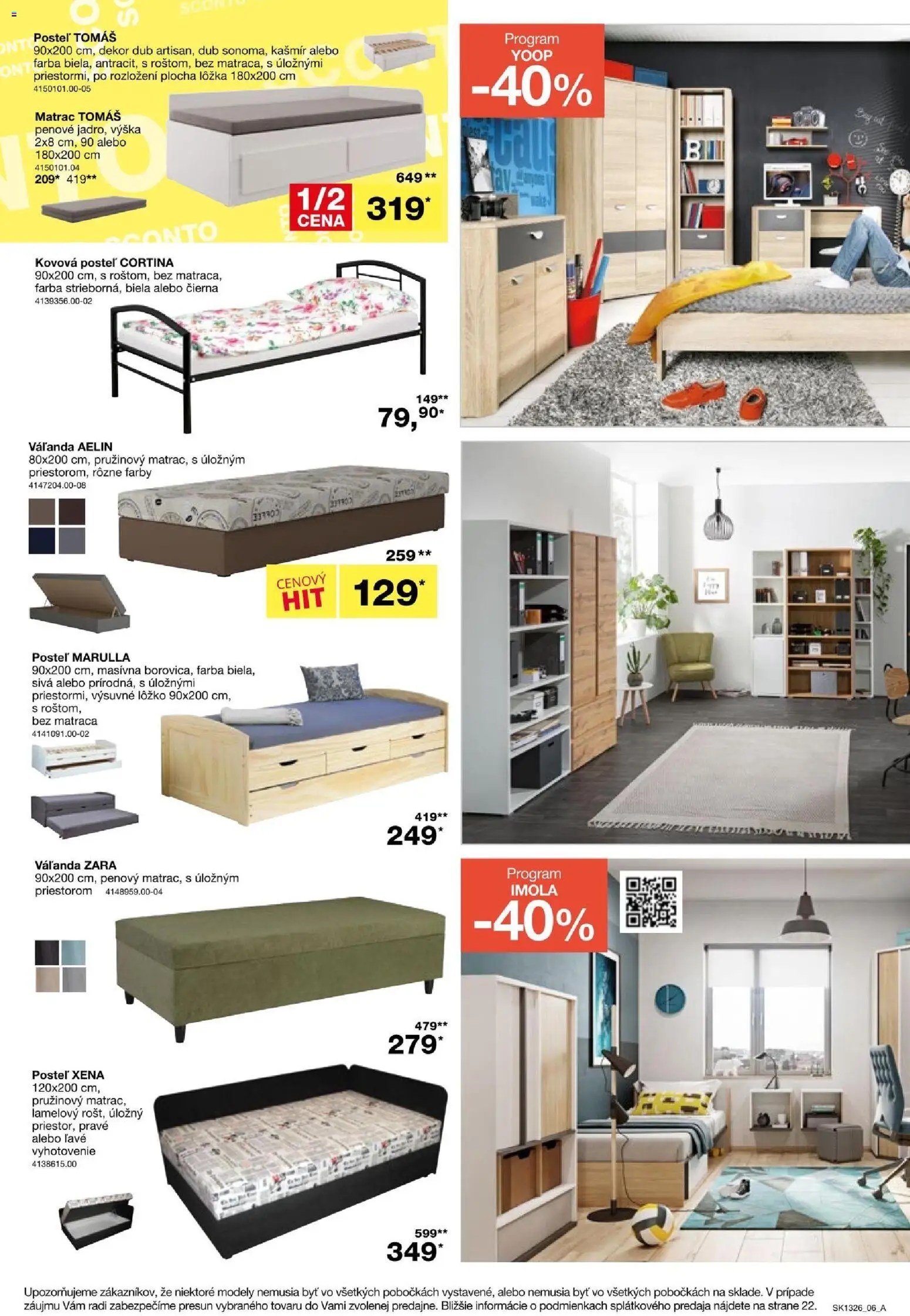 Sconto nábytok leták Leták in Slovensko