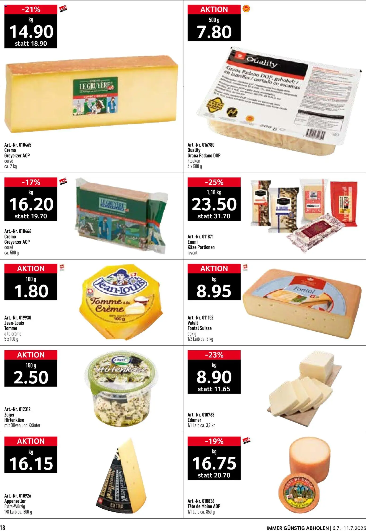 🛍️ Prodega aktionen ab 06.07.2026 » Entdecken Sie exklusive Rabatte und sparen Sie noch heute! 💰 | Schweiz