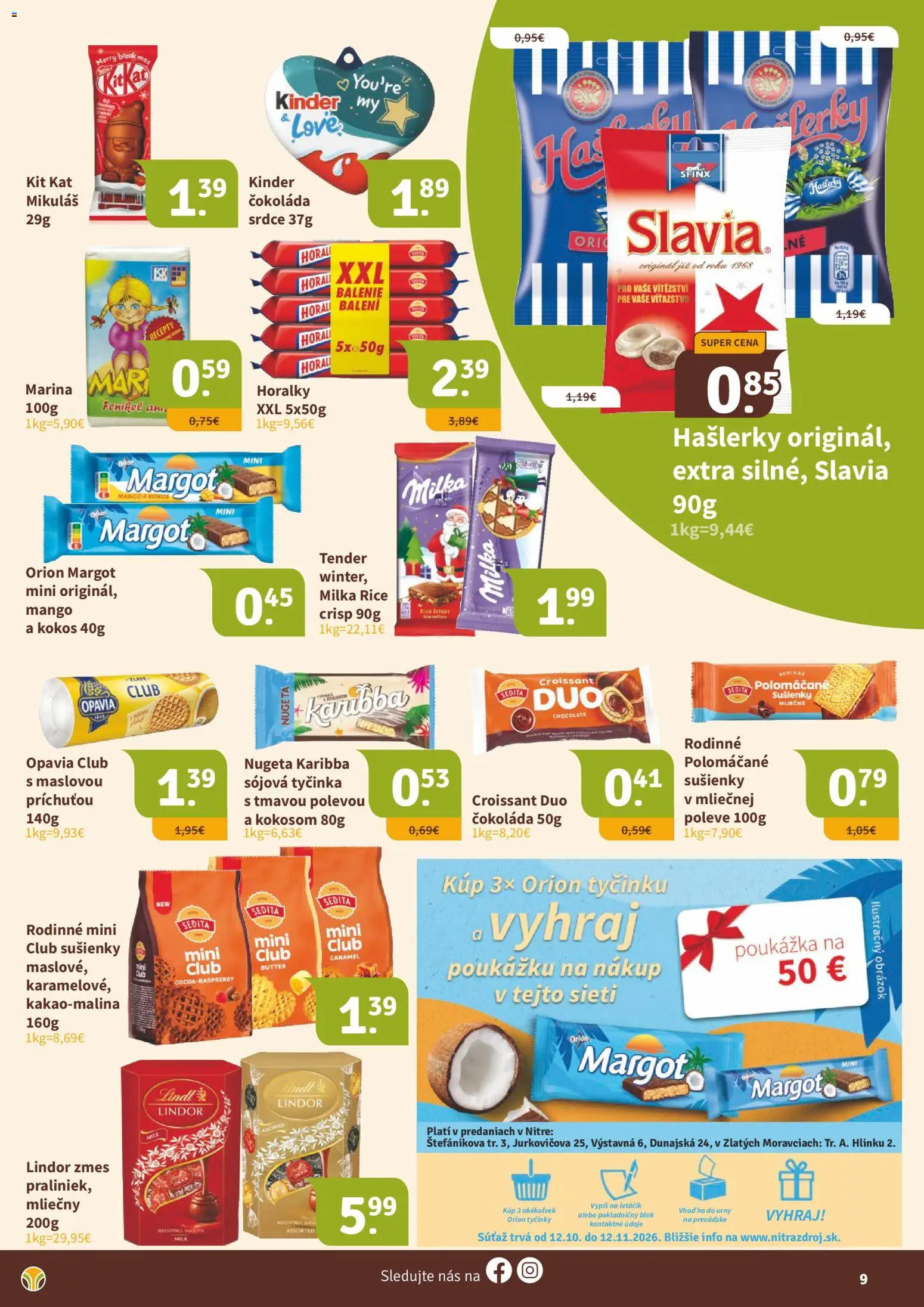 Nitrazdroj Leták Leták in Slovensko