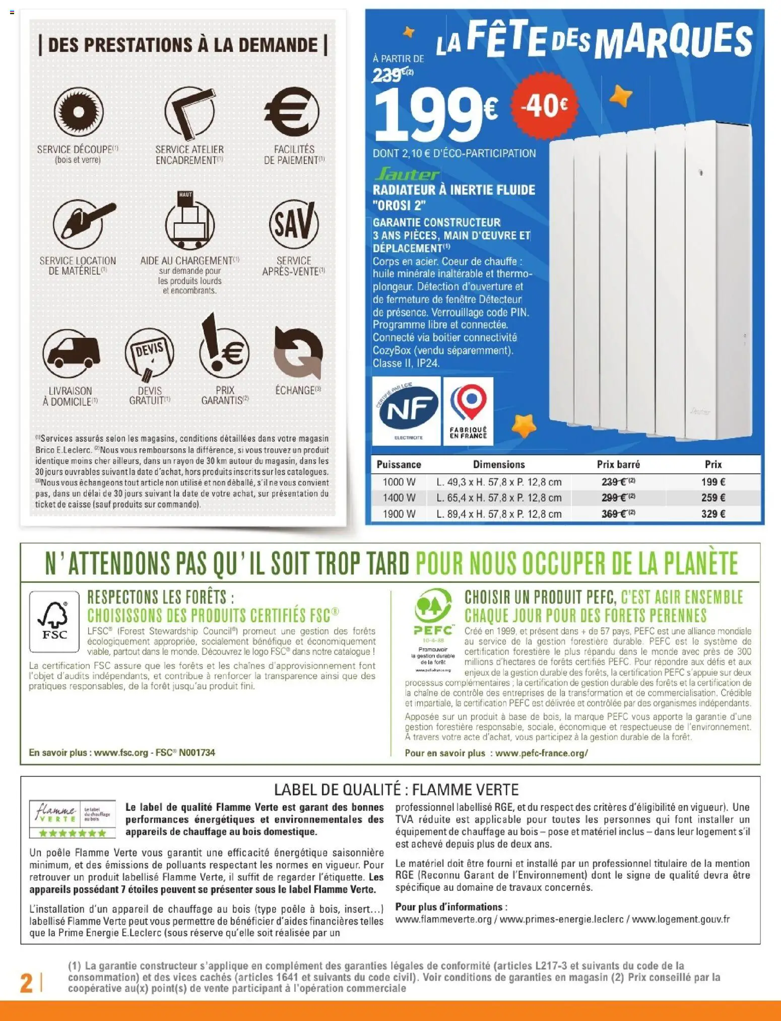 Brico E.Leclerc catalogue Catalogue in France