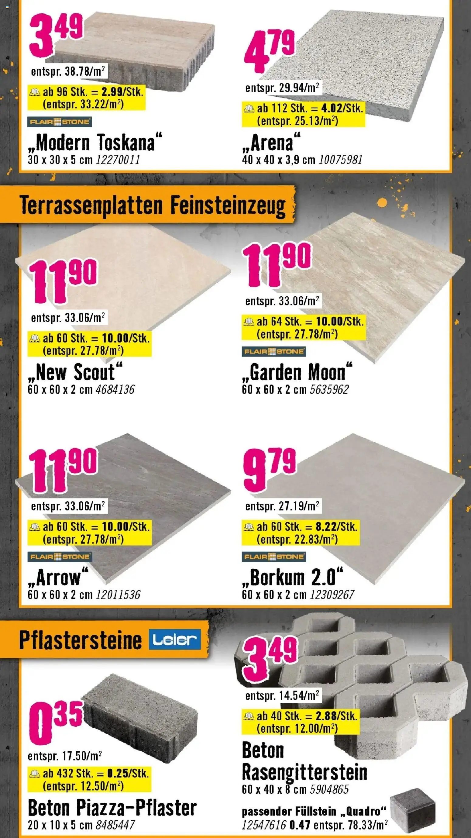 Hornbach Flugblatt Flugblatt in Österreich