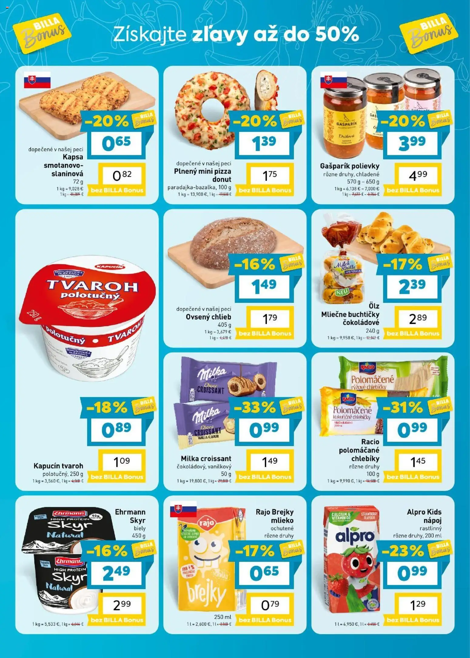 Billa leták Leták in Slovensko