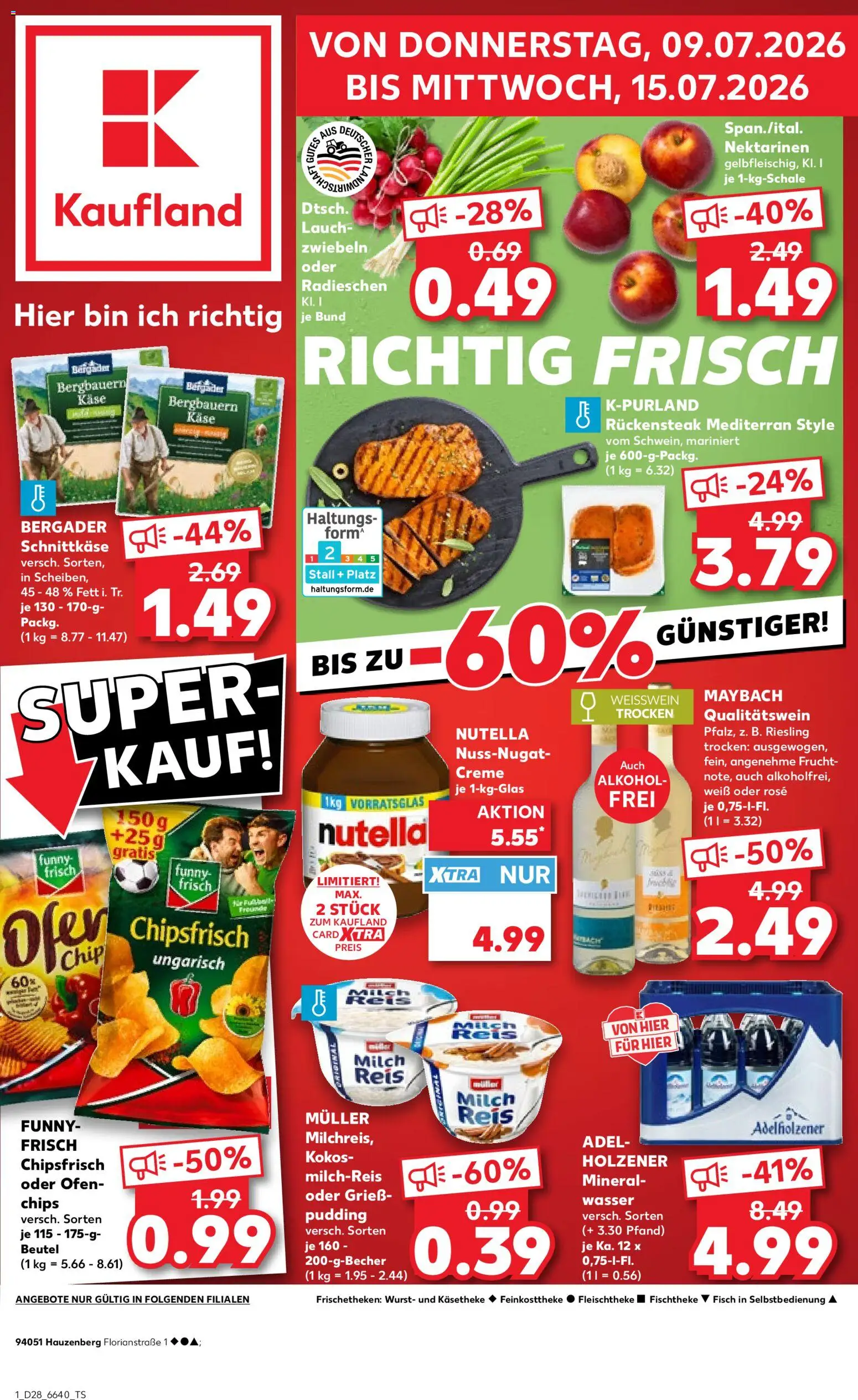Kaufland Prospekt | 09.07.2026 | Wie erhält man einen begrenzten Rabatt? | Deutschland