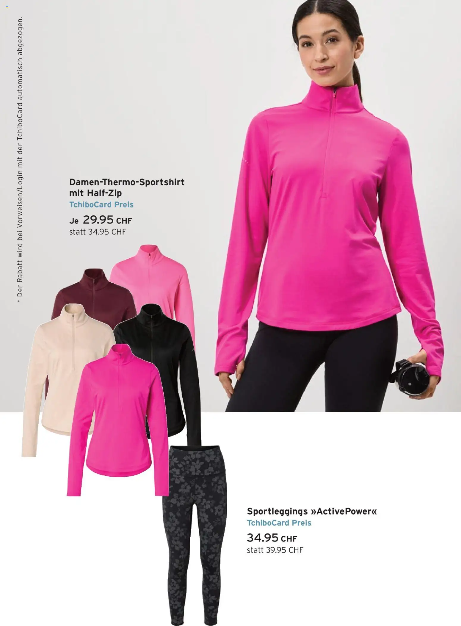 Tchibo aktionen Active Running Prospekt in Schweiz