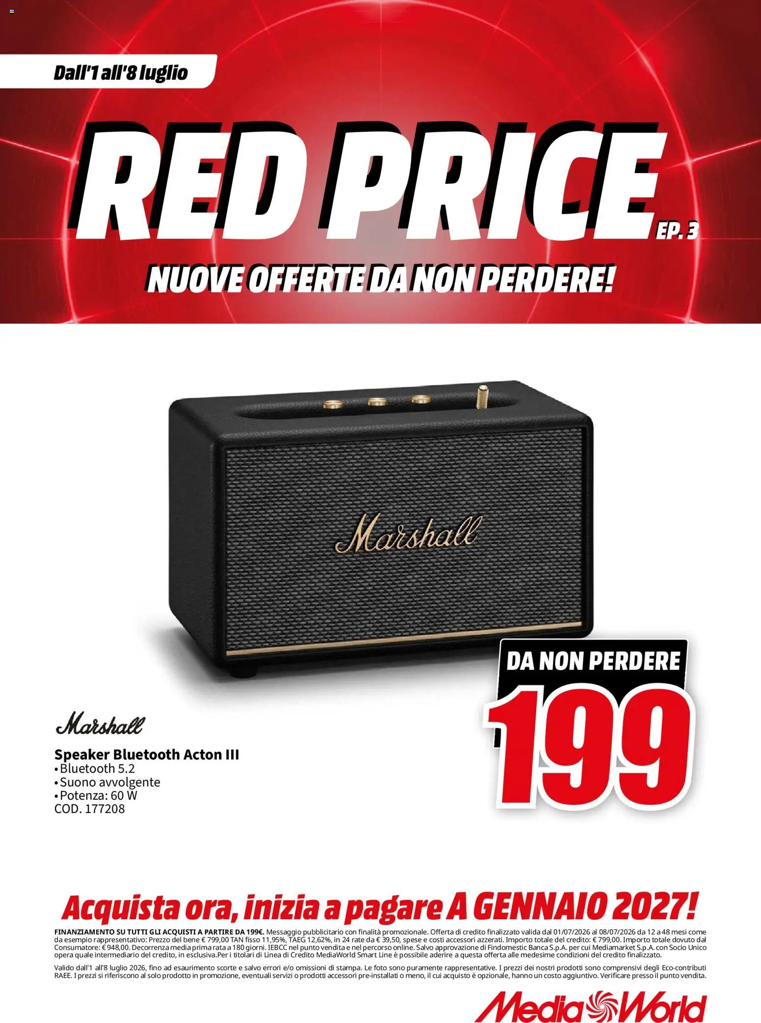📣 Volantino Media World dal 📅 01/07/2026 - Scopri le offerte ora!🔥 | Italy