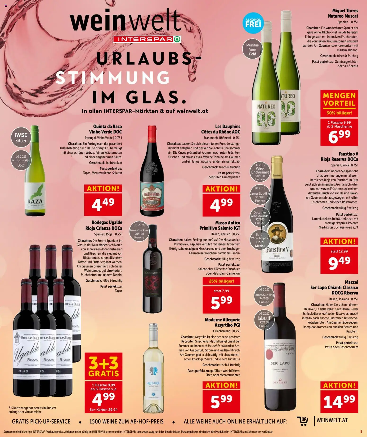Interspar - Flugblatt Flugblatt in Österreich