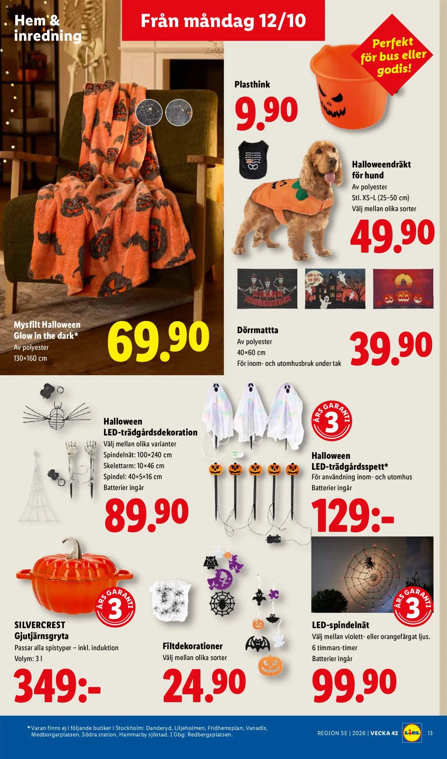 Lidl erbjudanden Reklamblad in Sverige