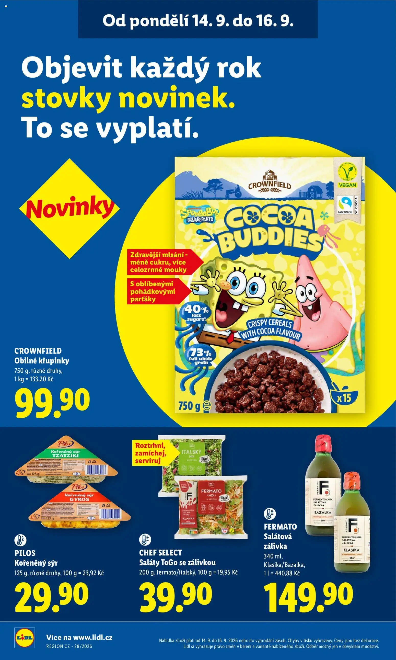 Lidl leták Leták in Česko