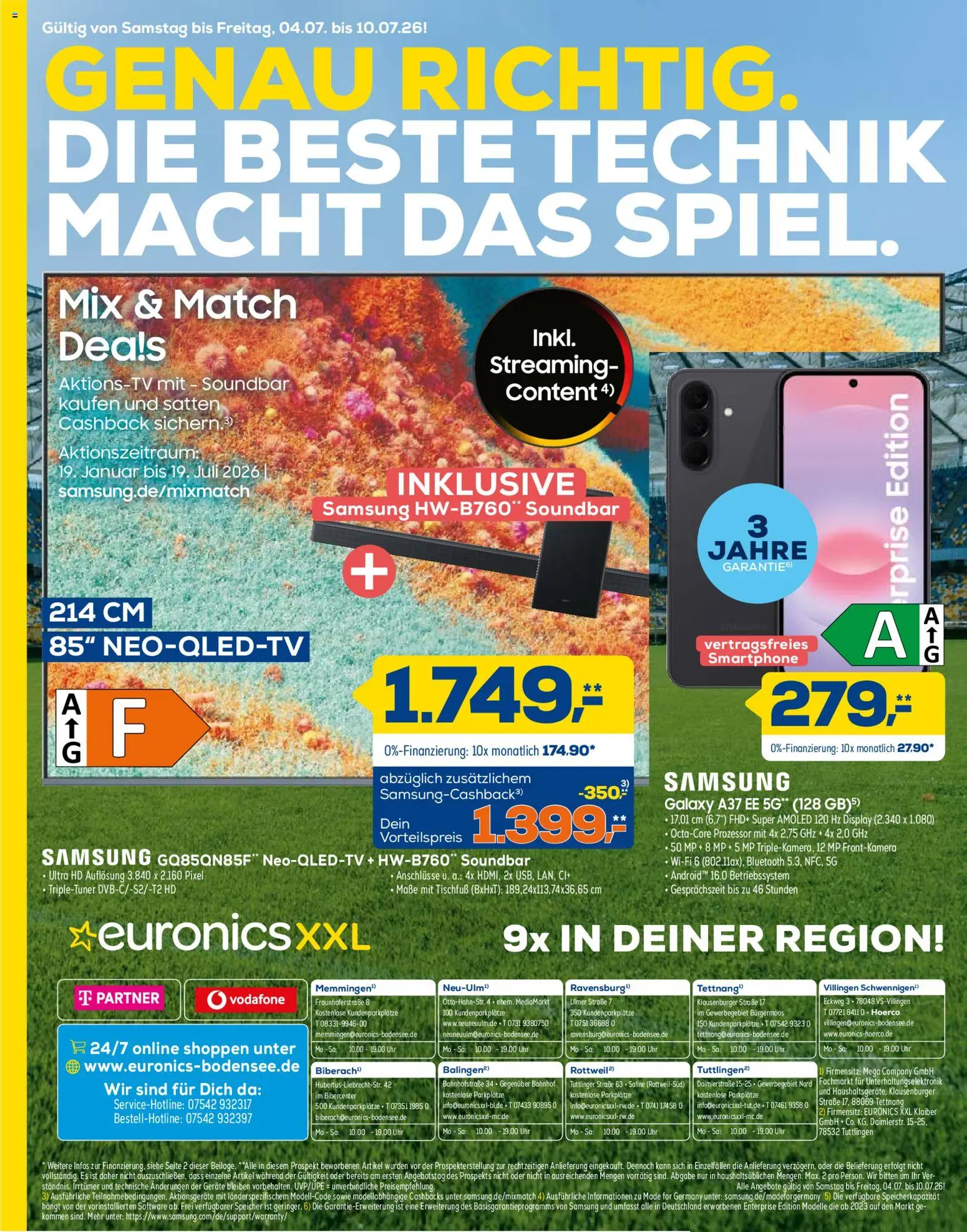Euronics Prospekt | 04.07.2026 | Wie erhält man einen begrenzten Rabatt? | Deutschland