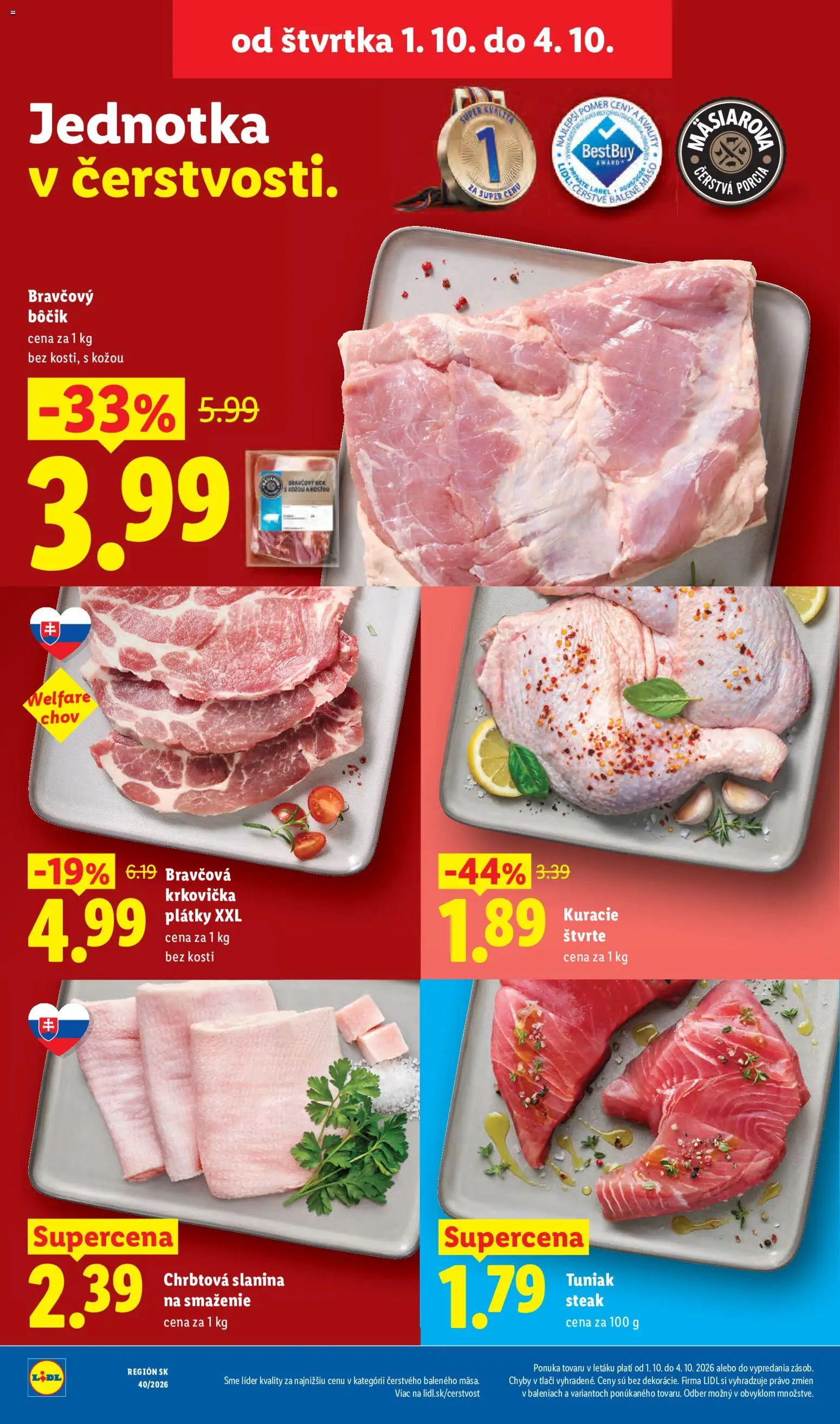 Lidl leták Leták in Slovensko
