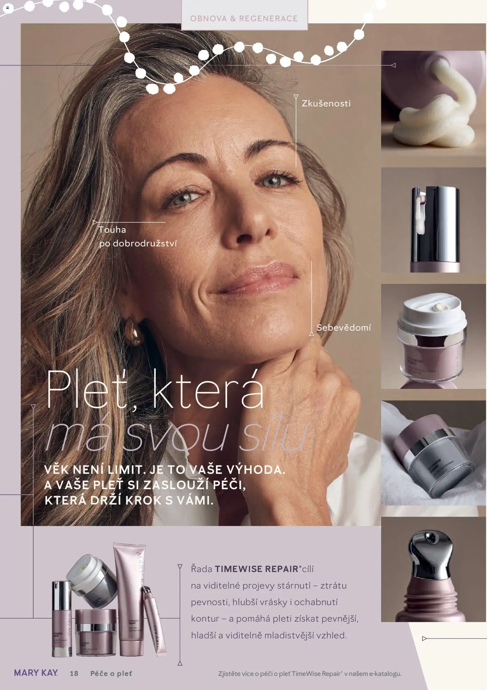 Mary Kay kniha o kráse Leták in Česko