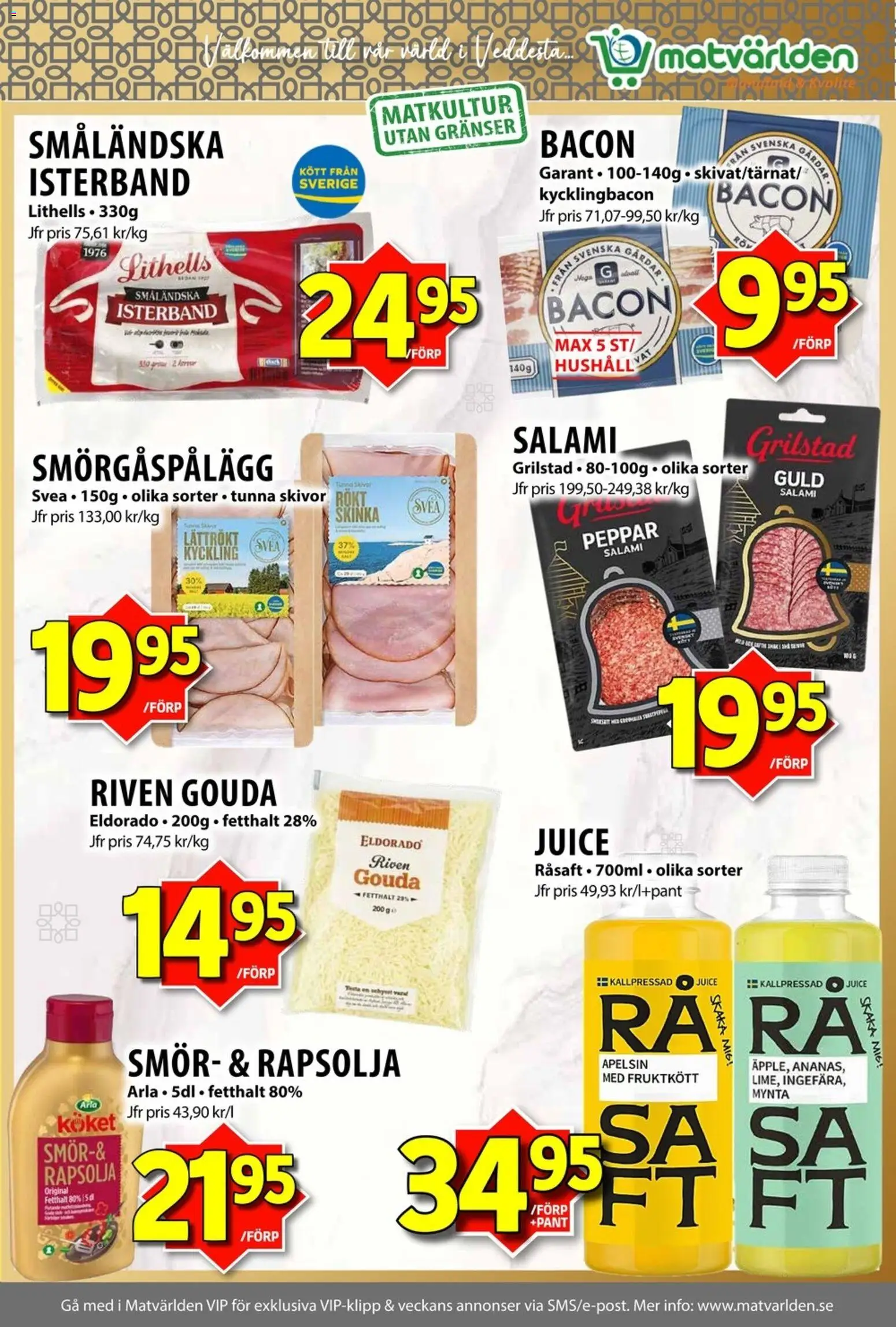 Matvärlden erbjudanden Reklamblad in Sverige