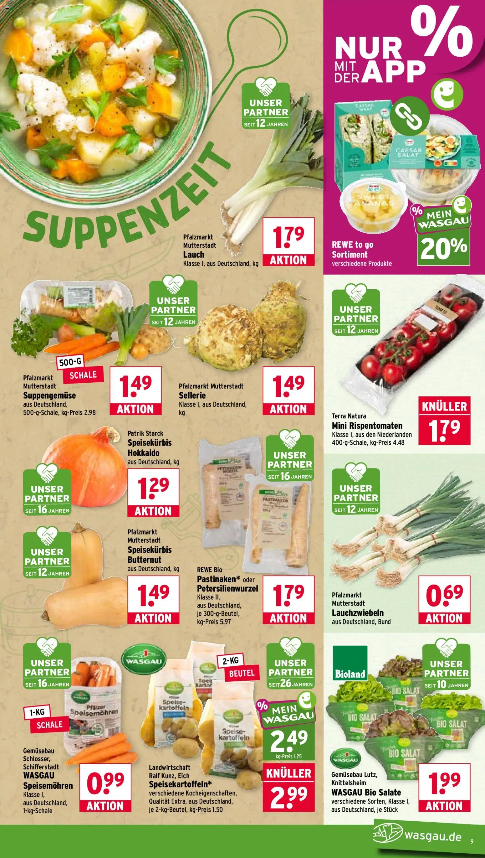 Wasgau Prospekt Prospekt in Deutschland