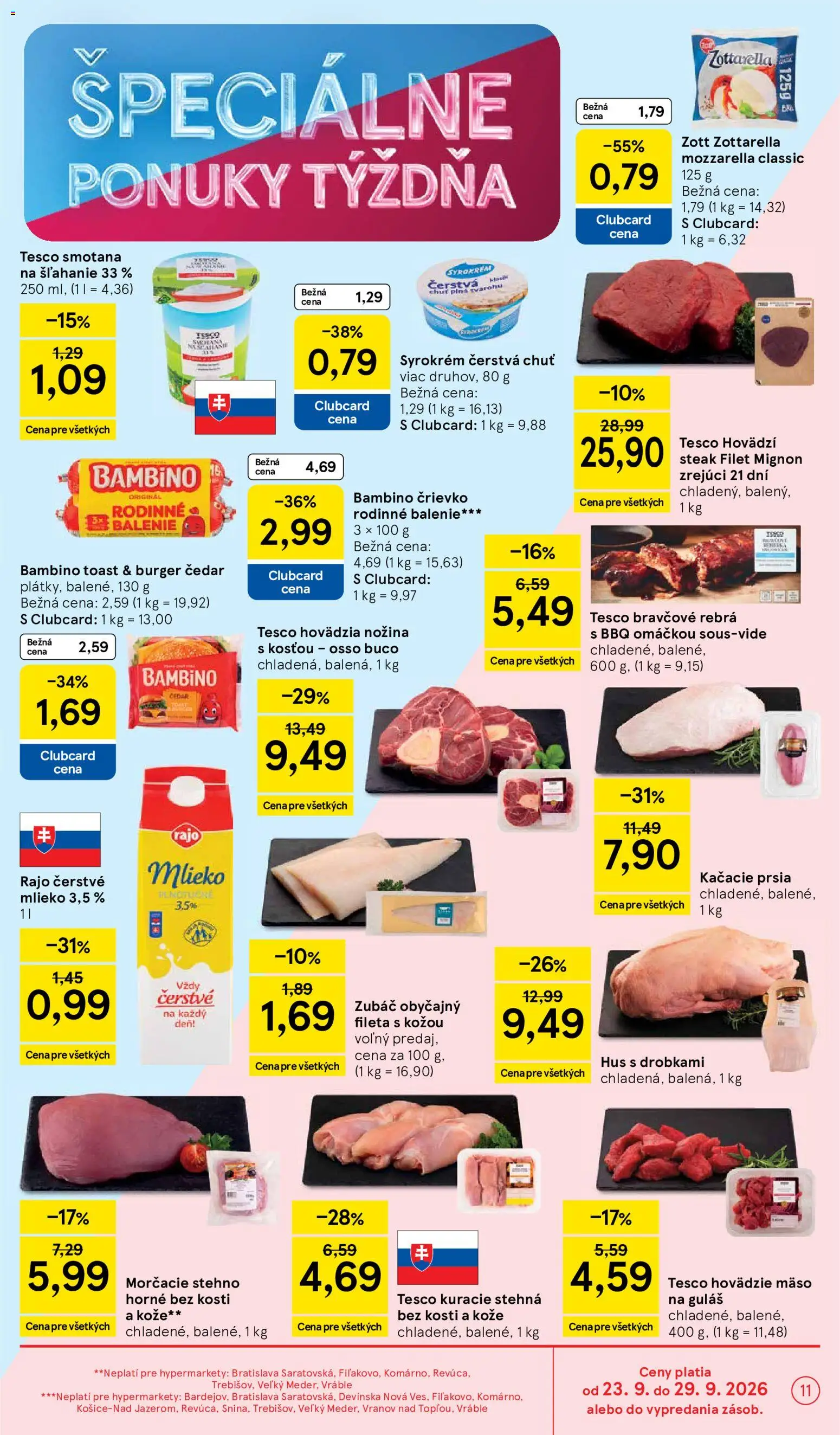 Tesco Hypermarket - leták Leták in Slovensko
