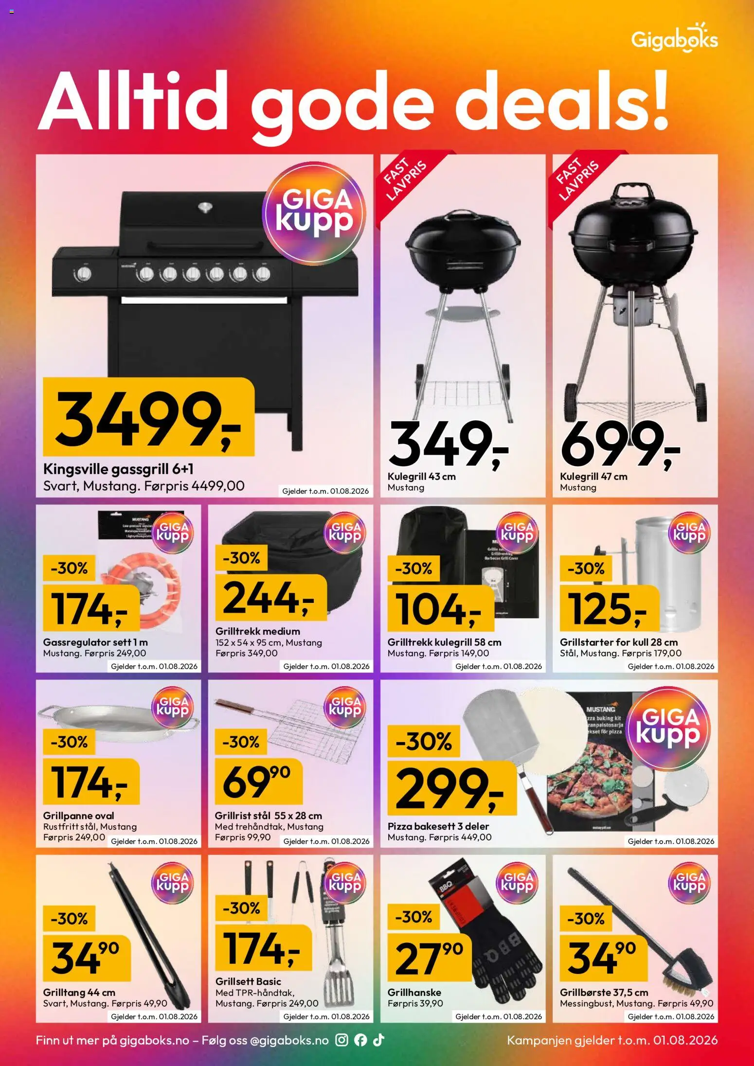 Nye » Gigaboks kundeavis « er nå online. Se alle Julitilbud på mobilen og spar! | Norge