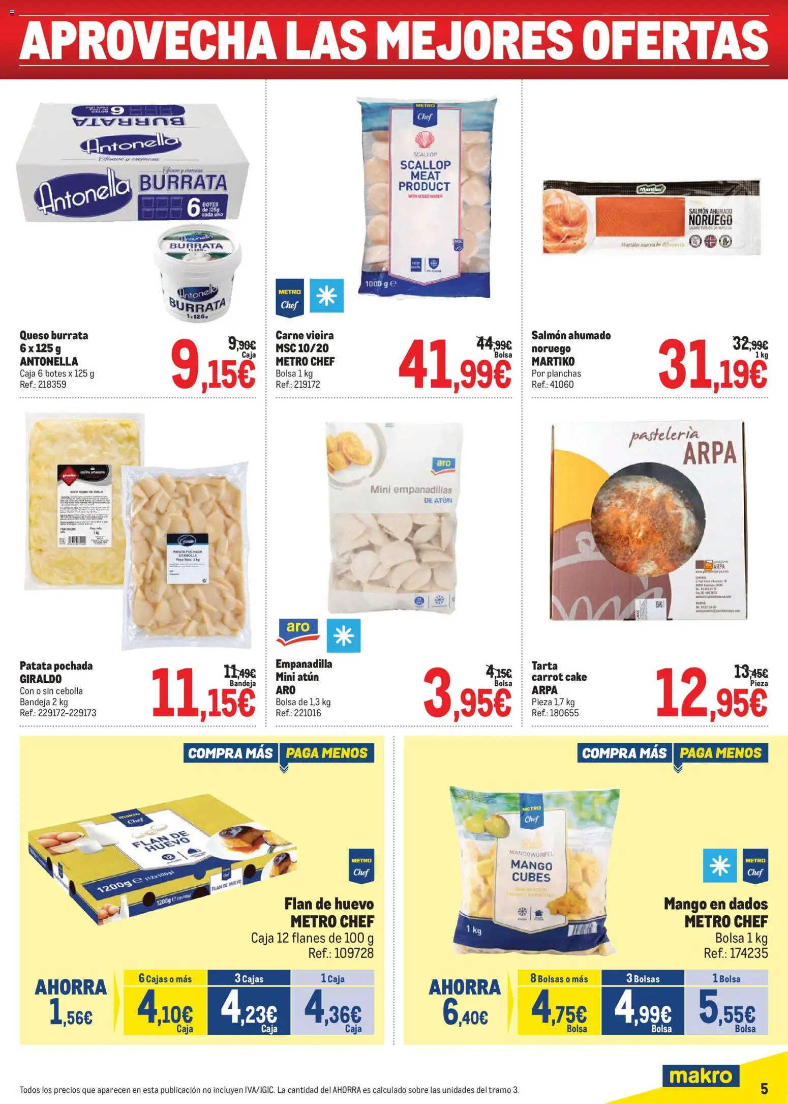 Makro catálogo Folleto in España