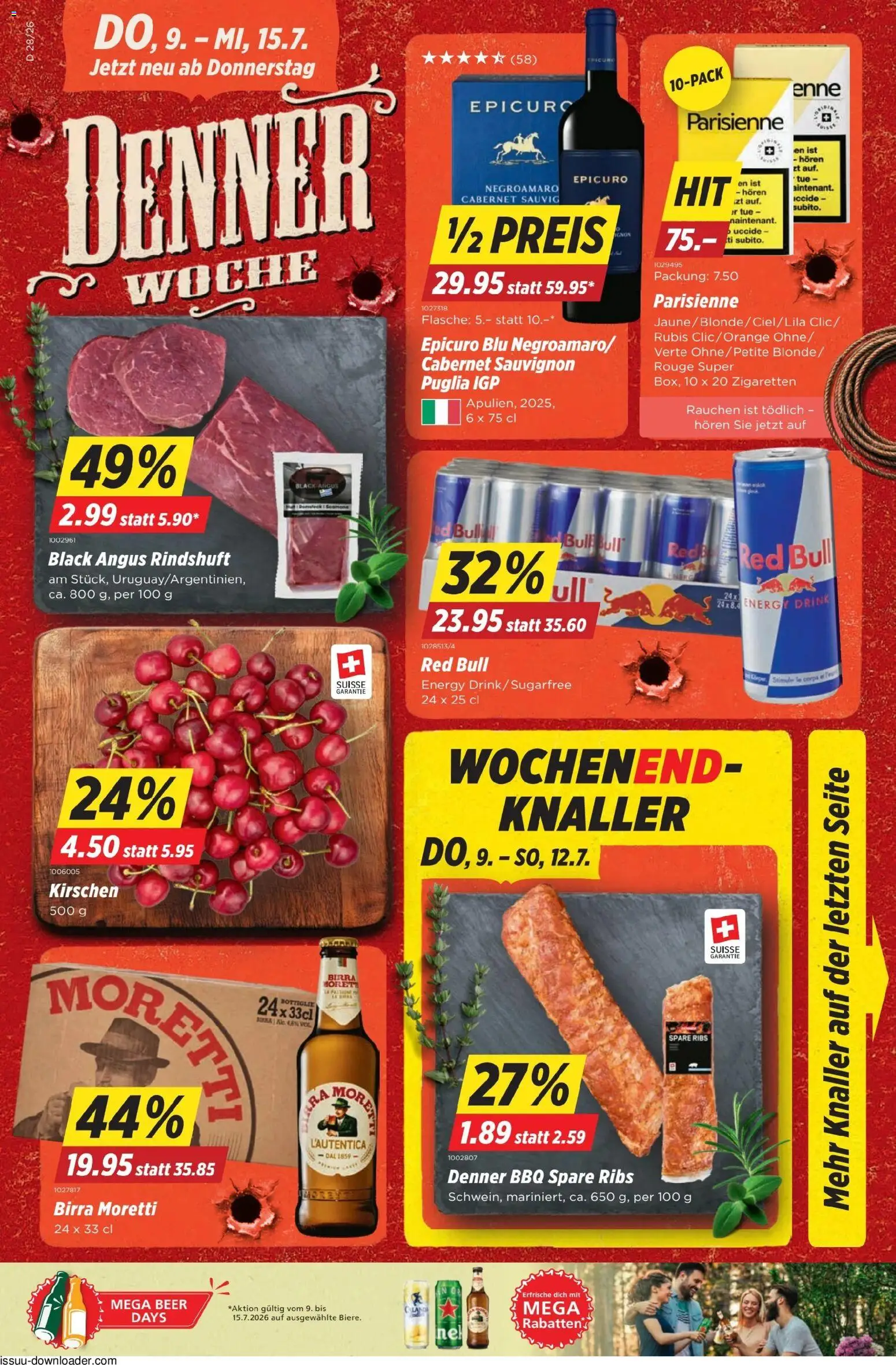 🛍️ Denner aktionen ab 09.07.2026 » Entdecken Sie exklusive Rabatte und sparen Sie noch heute! 💰 | Schweiz