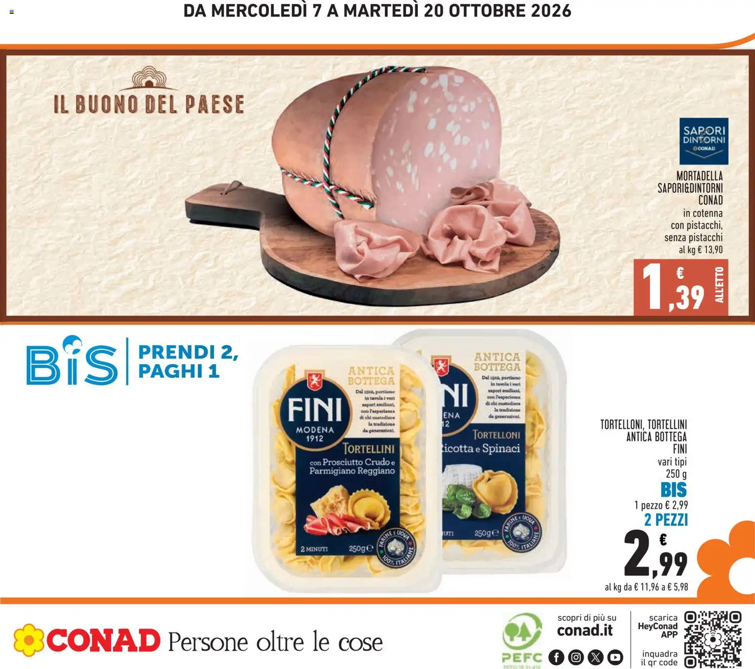 Conad volantino Volantino in Italy