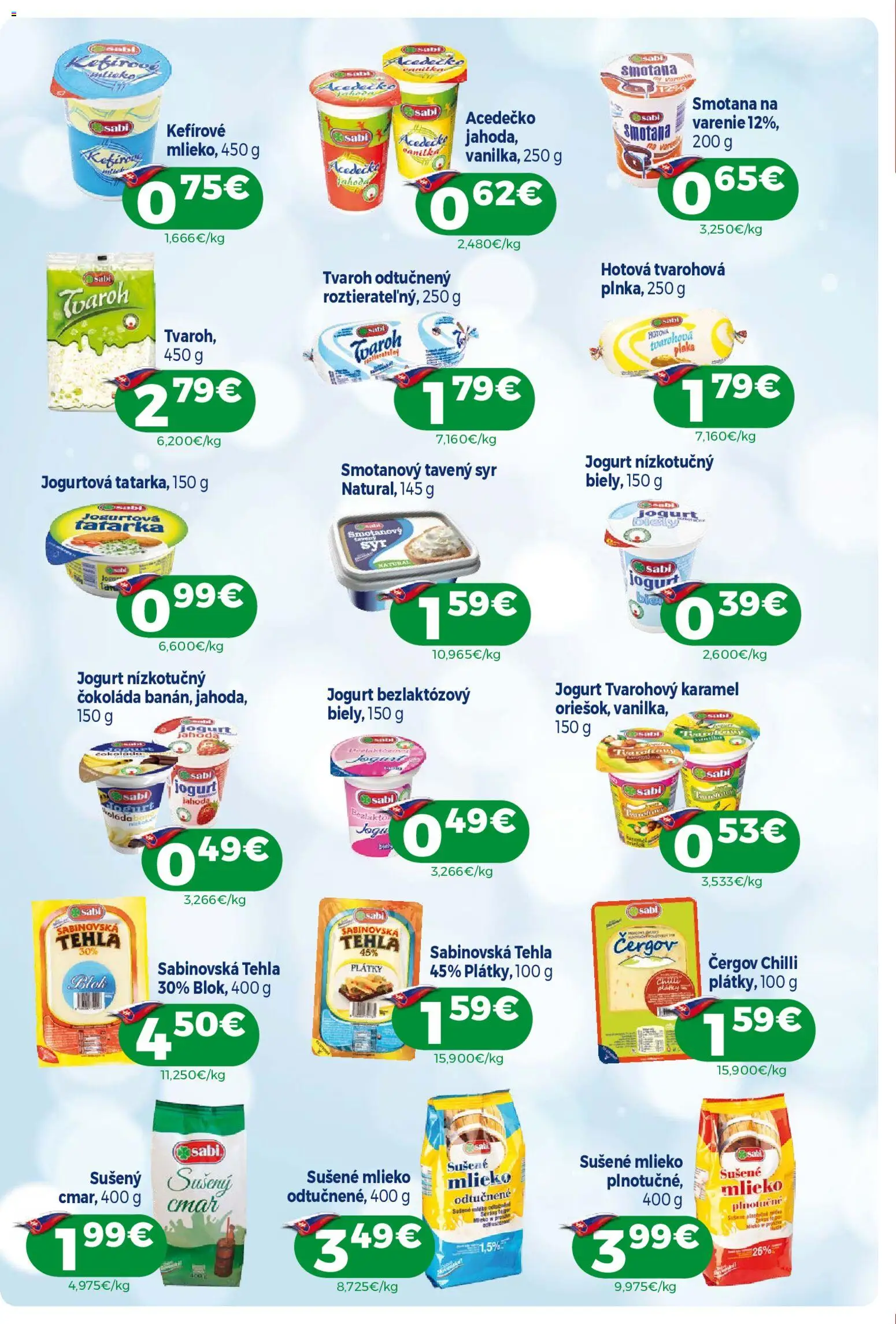 Milk Agro leták Leták in Slovensko
