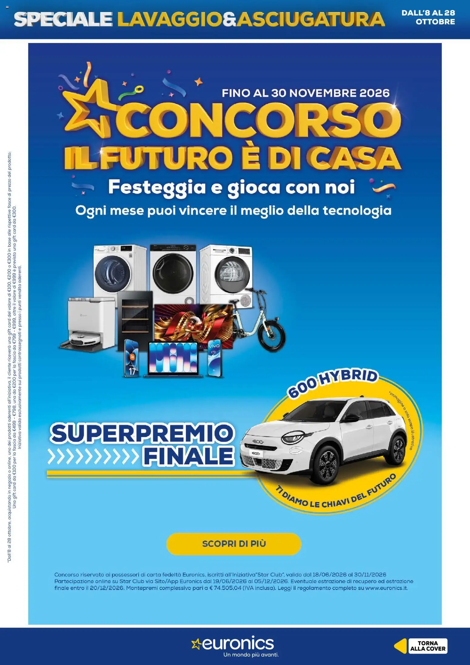 Euronics volantino Lavaggio Volantino in Italy
