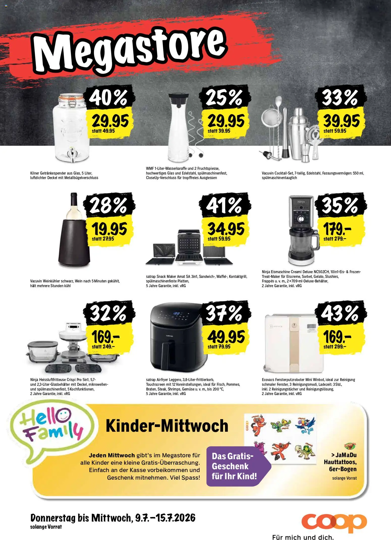 🛍️ Coop aktionen ab 09.07.2026 » Entdecken Sie exklusive Rabatte und sparen Sie noch heute! 💰 | Schweiz