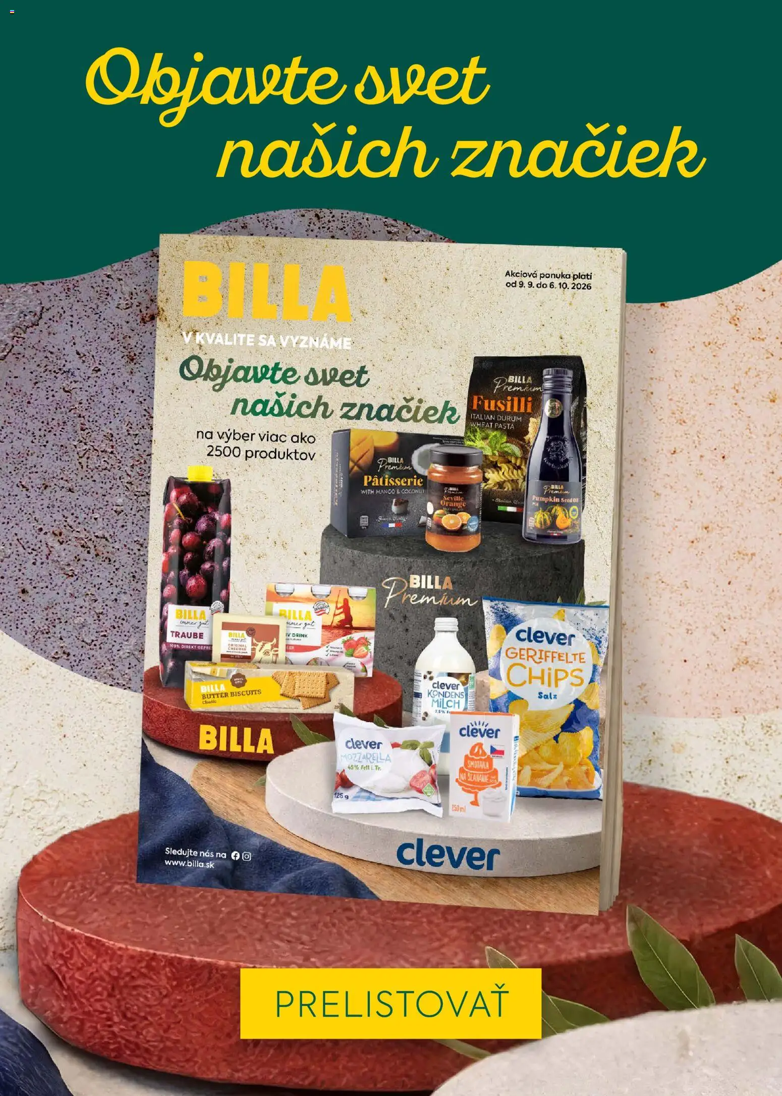 Billa leták Leták in Slovensko