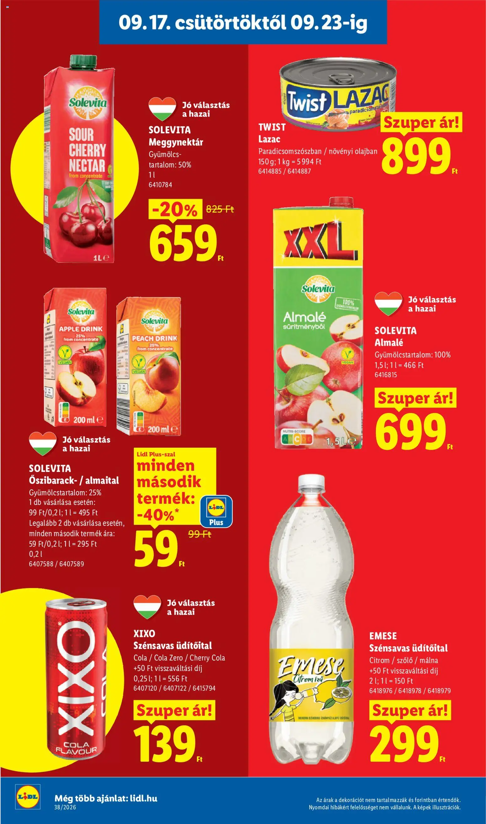 Lidl akciós újság Akciós újság in Magyarország