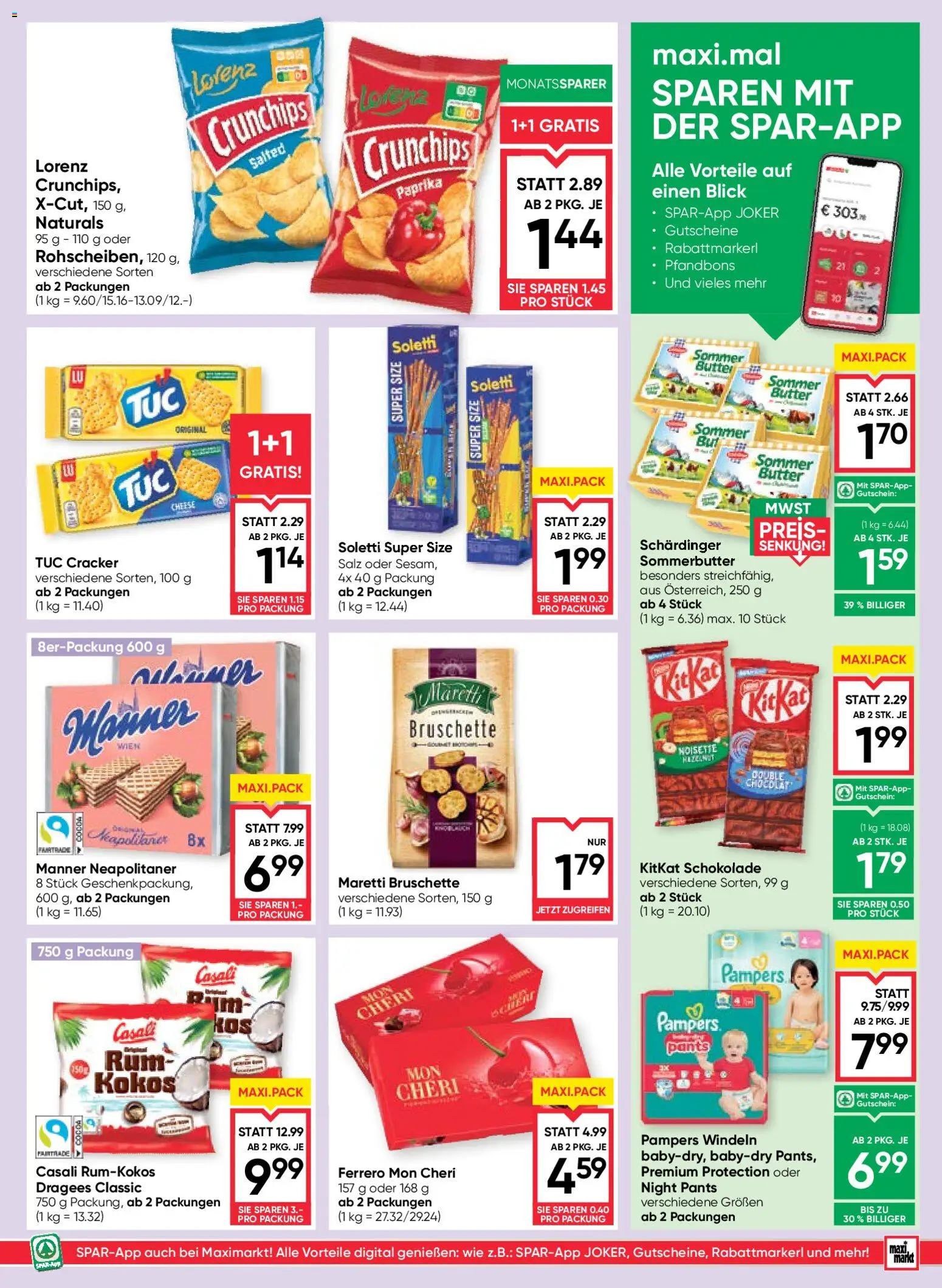 Maximarkt Flugblatt Flugblatt in Österreich