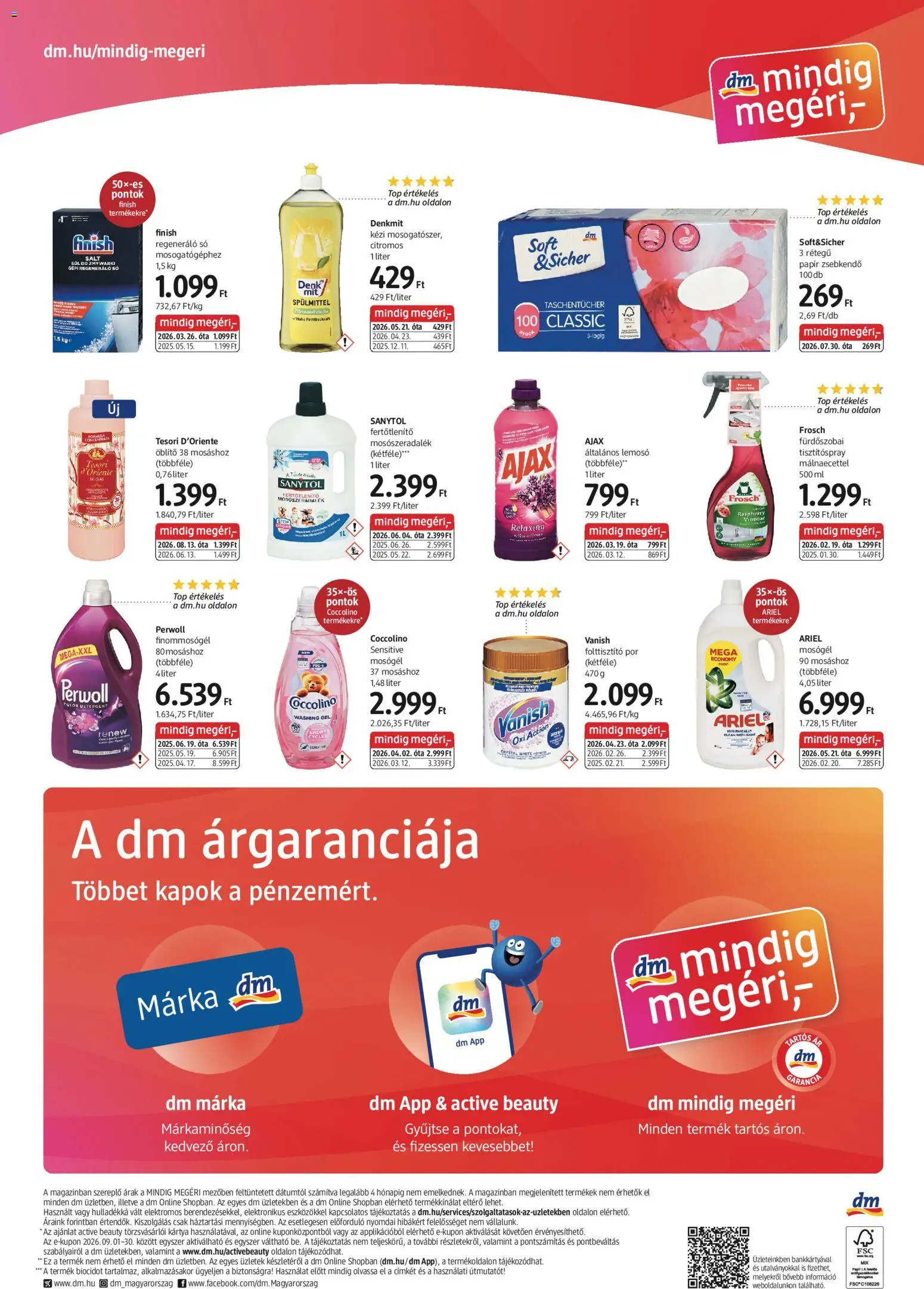 DM Drogerie Markt akciós újság Akciós újság in Magyarország