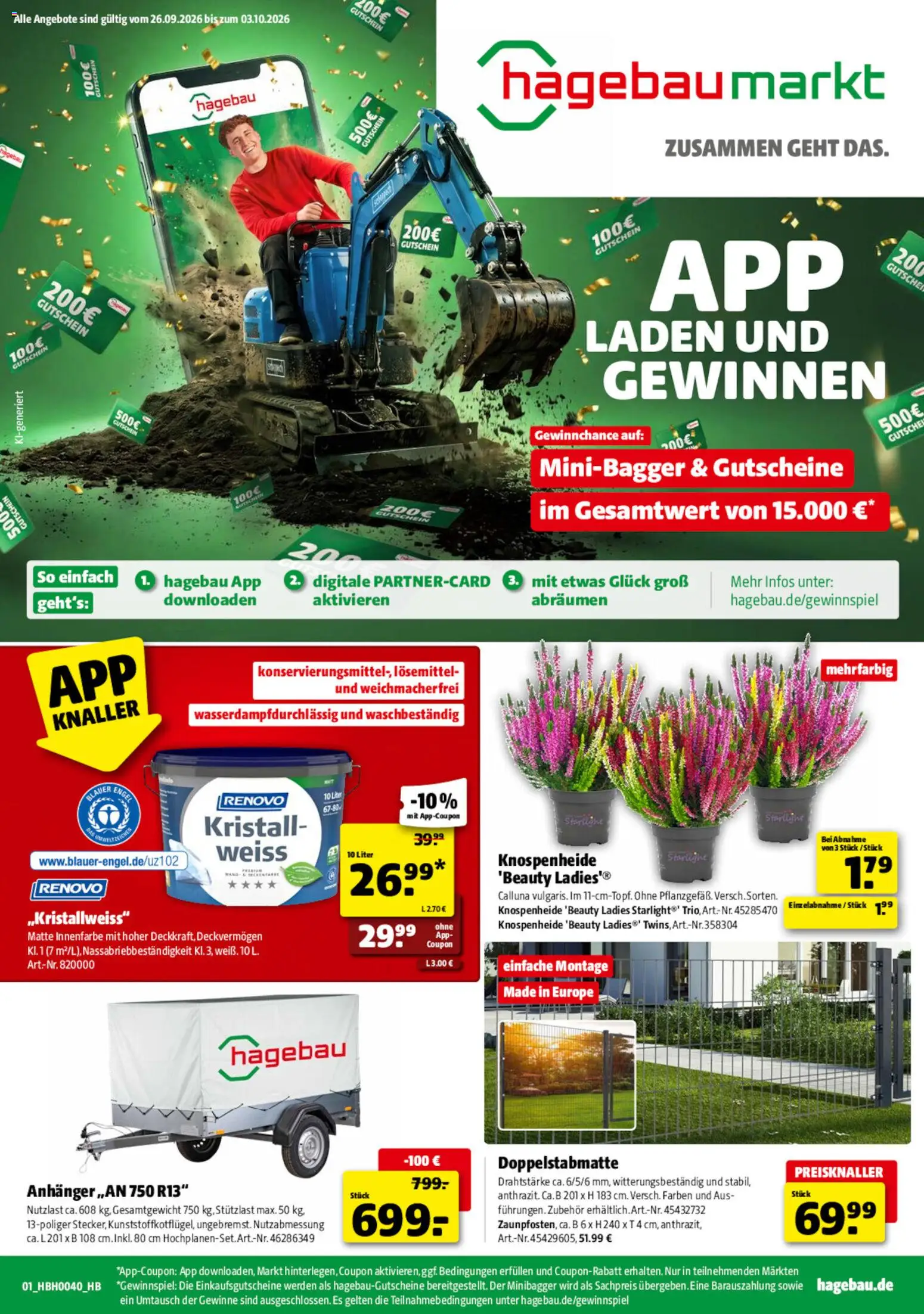 Hagebau Prospekt Prospekt in Deutschland