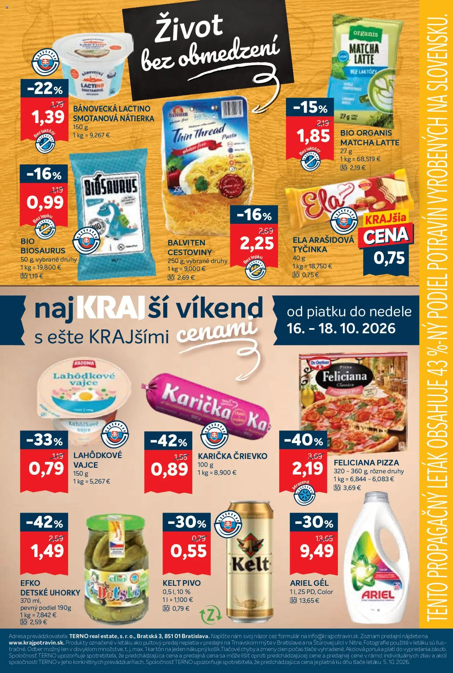 Kraj leták Leták in Slovensko