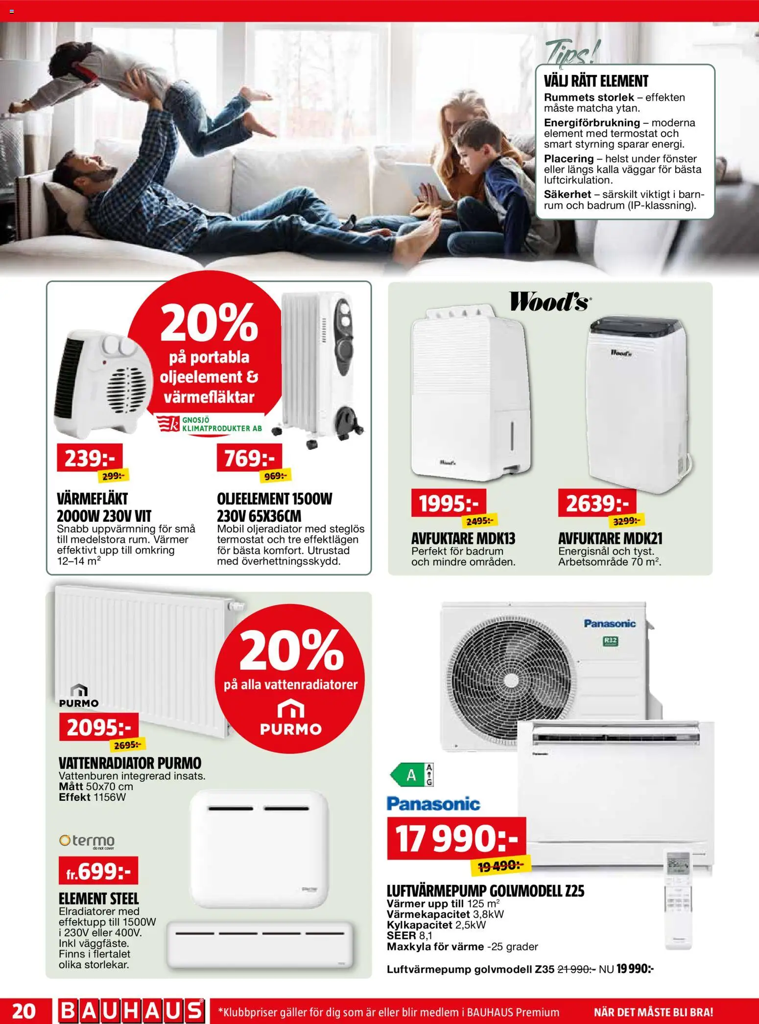 Bauhaus erbjudanden Reklamblad in Sverige