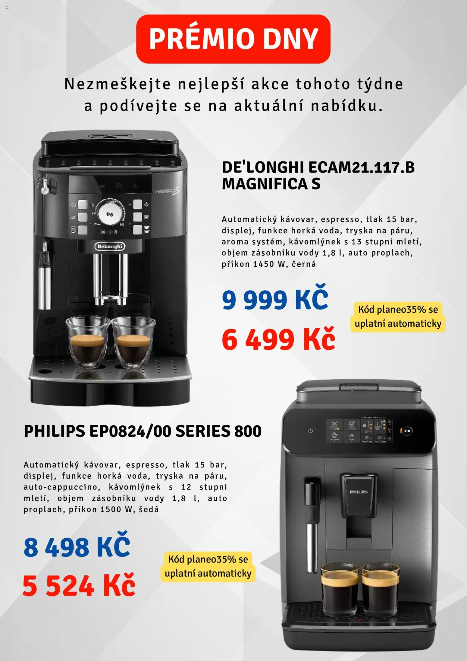 Planeo Elektro leták Leták in Česko