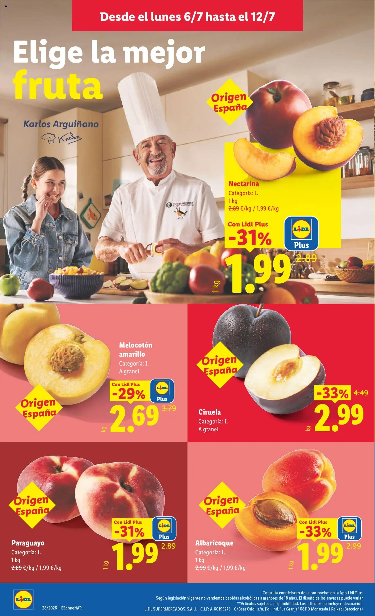 Lidl folleto desde 06/07/2026 | ¿Cómo obtener un descuento limitado? ¡Ahorra hoy mismo! | España