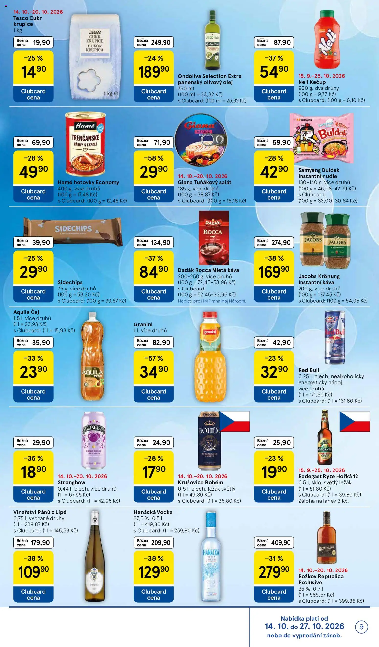Tesco leták - Hypermarket Leták in Česko