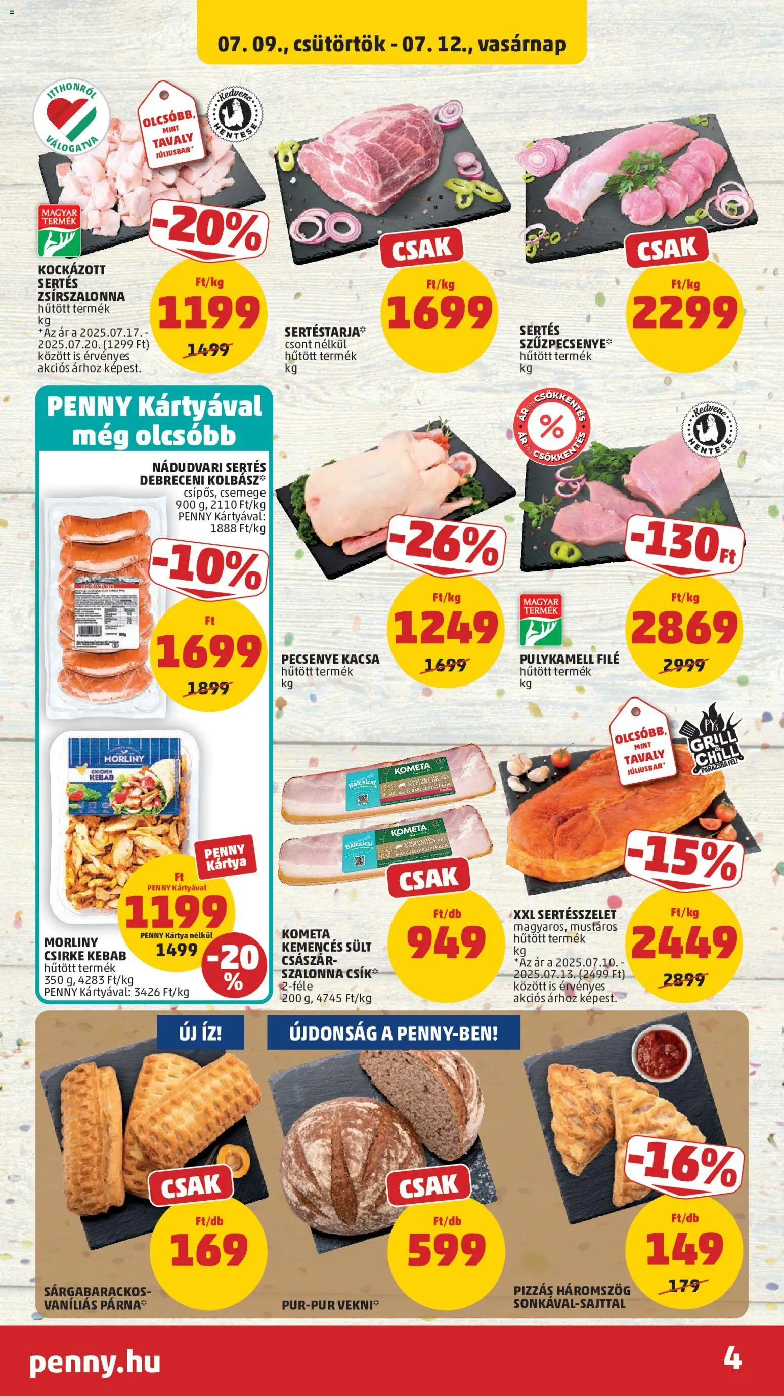 PENNY Akciós Újság 2026.07.09.-tól/töl - fantasztikus ajánlatokat! 🛍️ | Magyarország