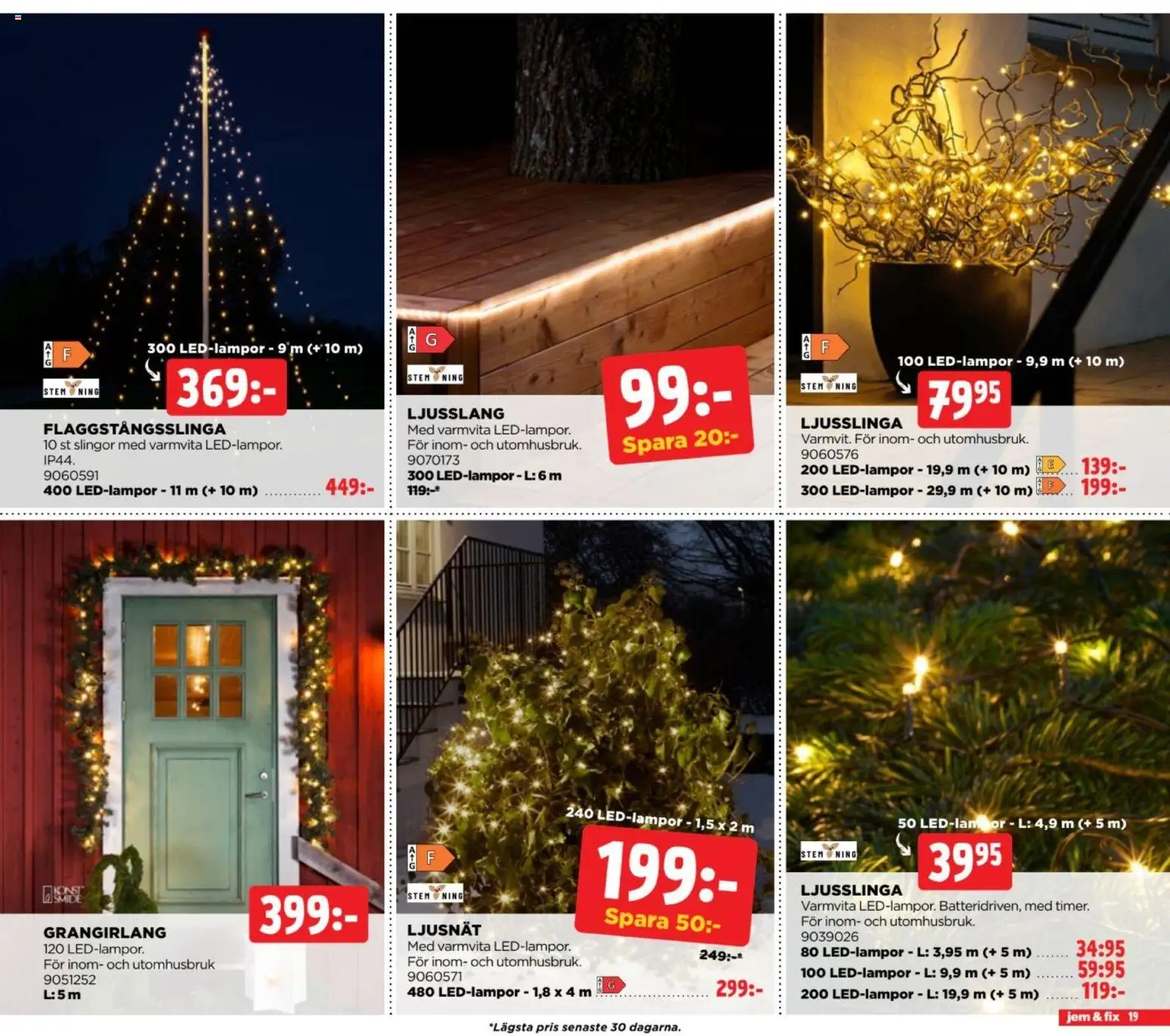 Jem & Fix erbjudanden Reklamblad in Sverige