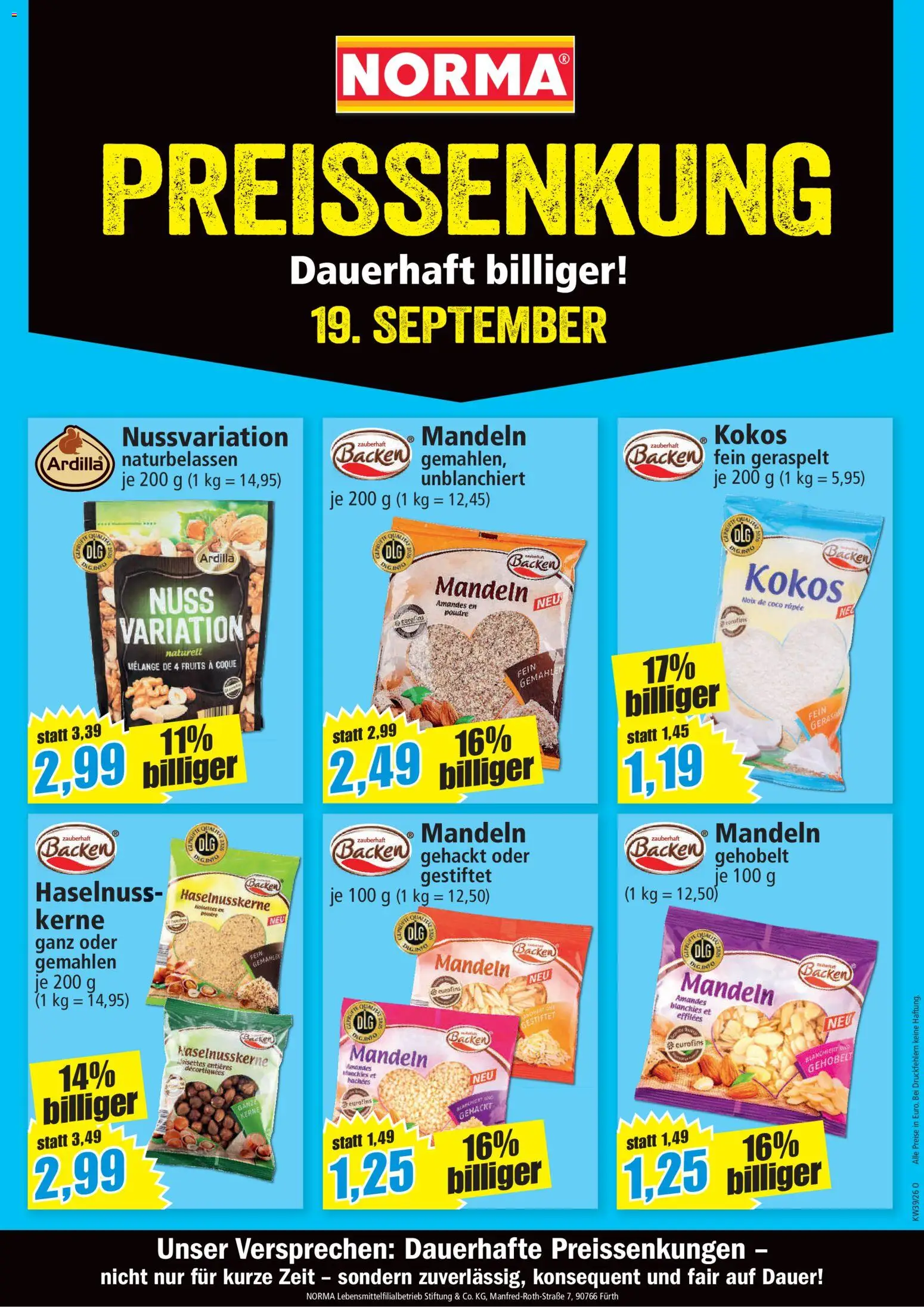 Norma Prospekt Prospekt in Deutschland