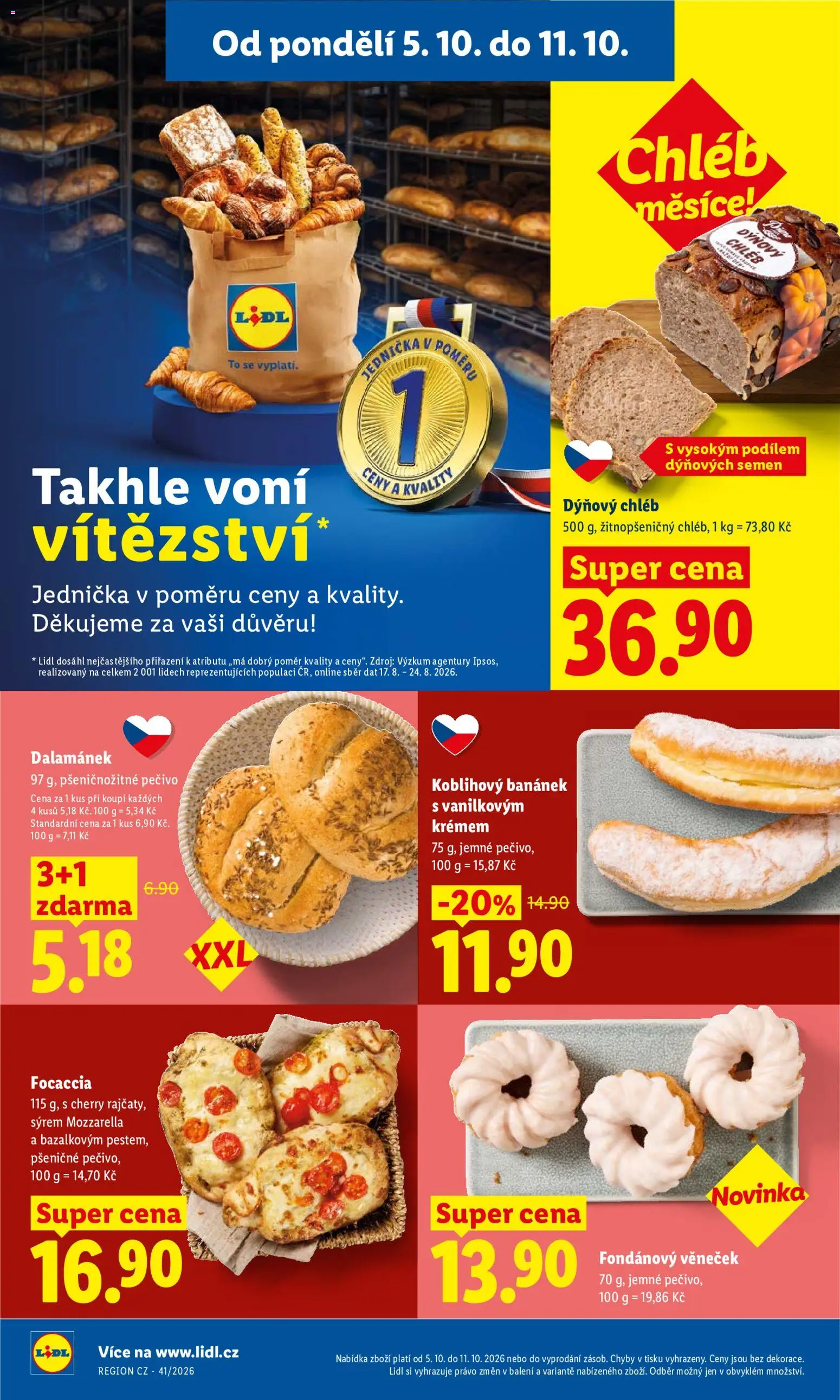 Lidl leták Leták in Česko