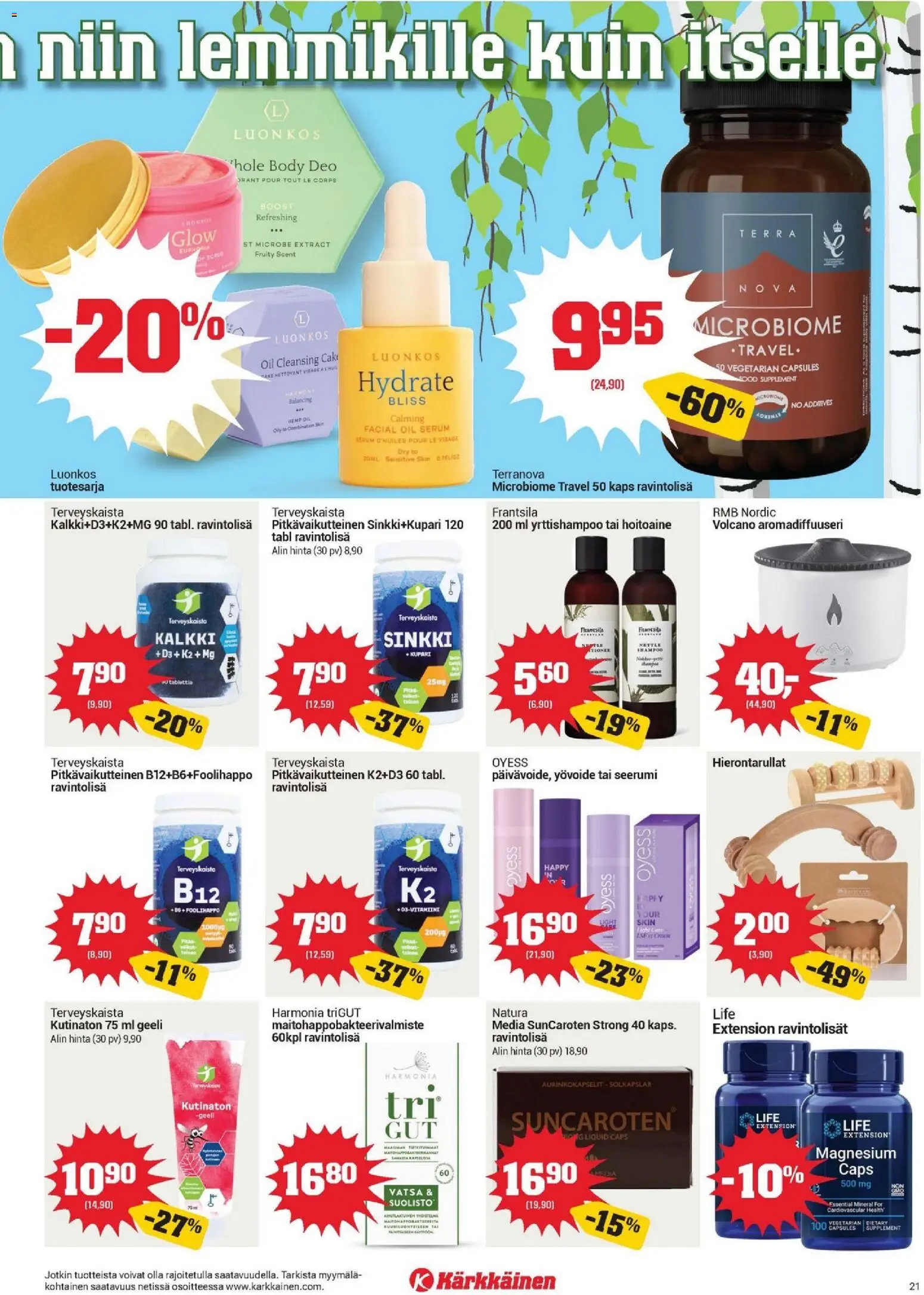 🛍️ Kärkkäinen tarjoukset alkaen 08/07/2026 » Katso huipputarjoukset ja säästä jo tänään! 💰 | Suomi
