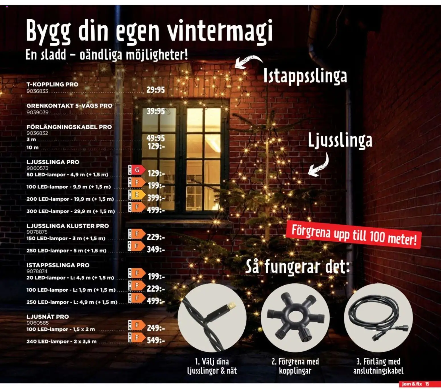 Jem & Fix erbjudanden Reklamblad in Sverige