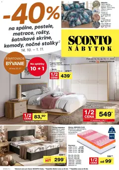 Sconto nábytok Sconto nábytok leták