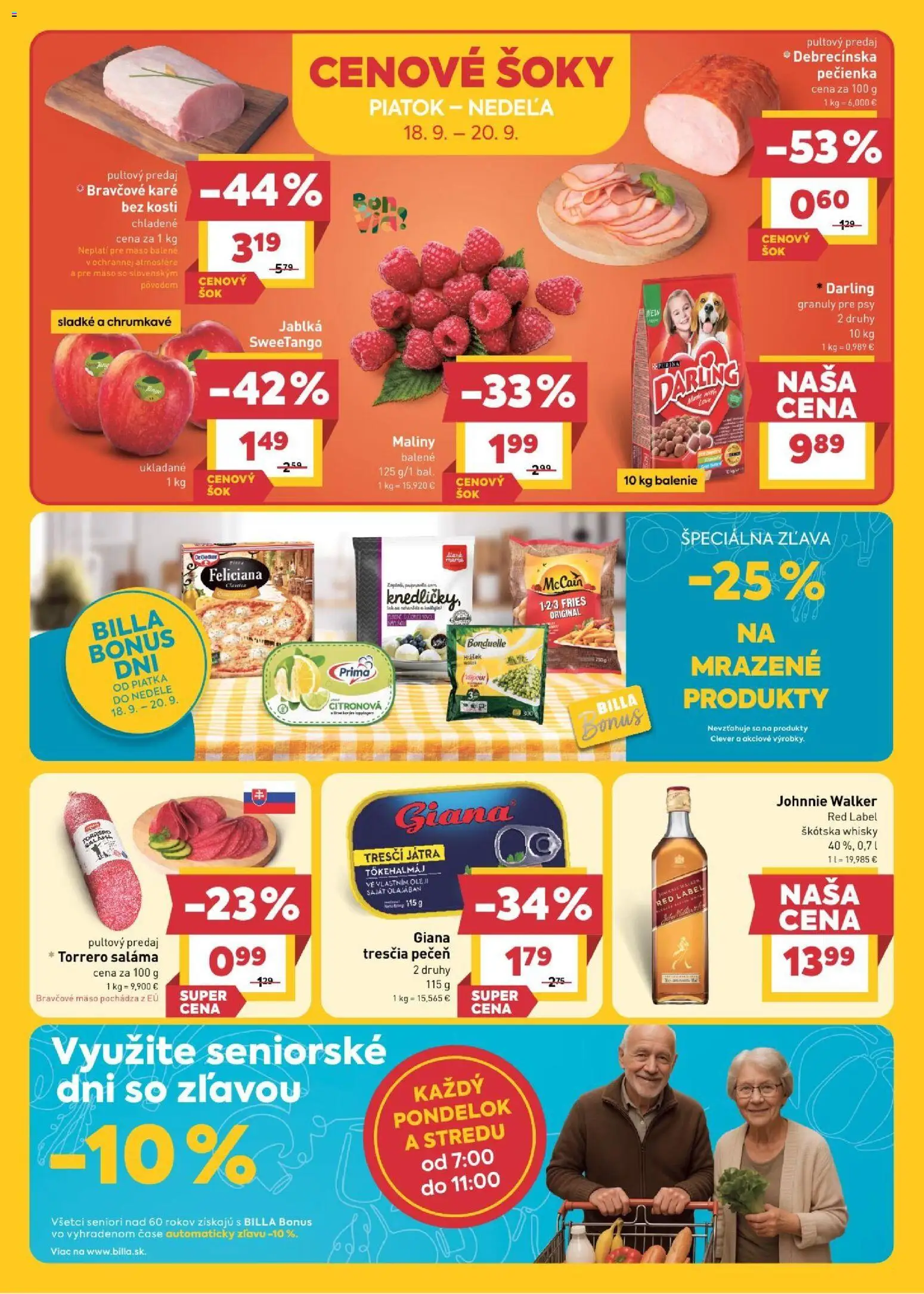 Billa leták Leták in Slovensko